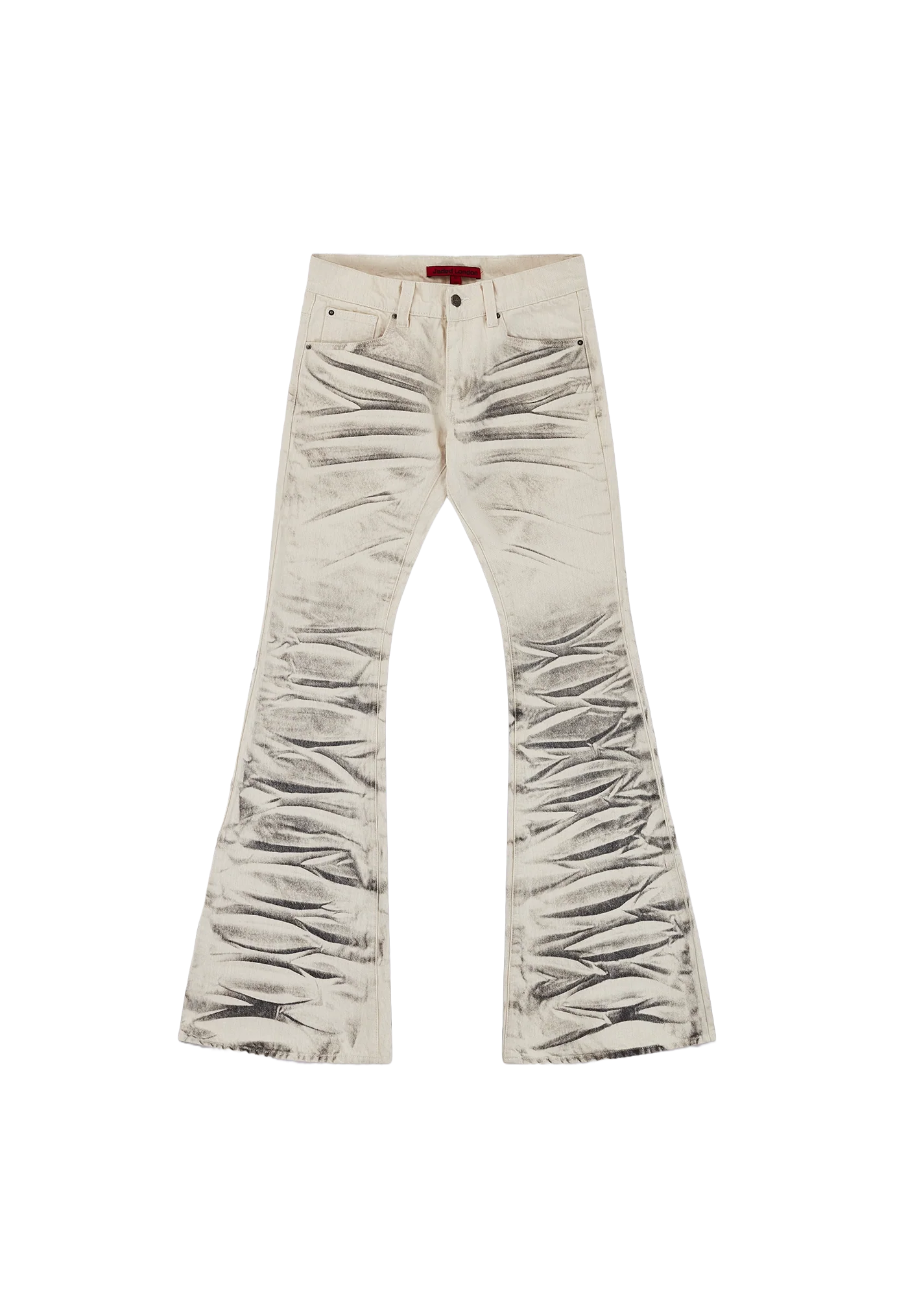 Arctic White Drift Bootcut Jeans - Image 8