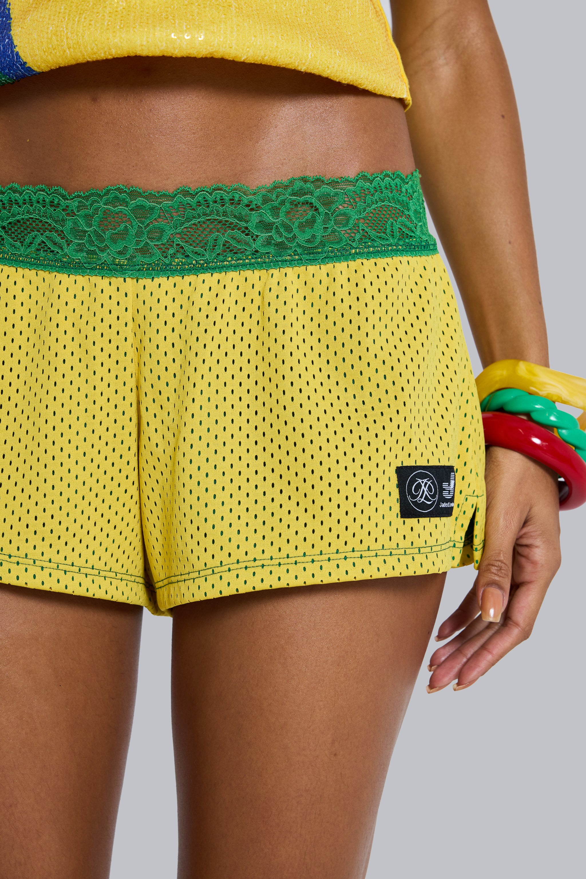 Amerela Airtex Mini Shorts - Image 4