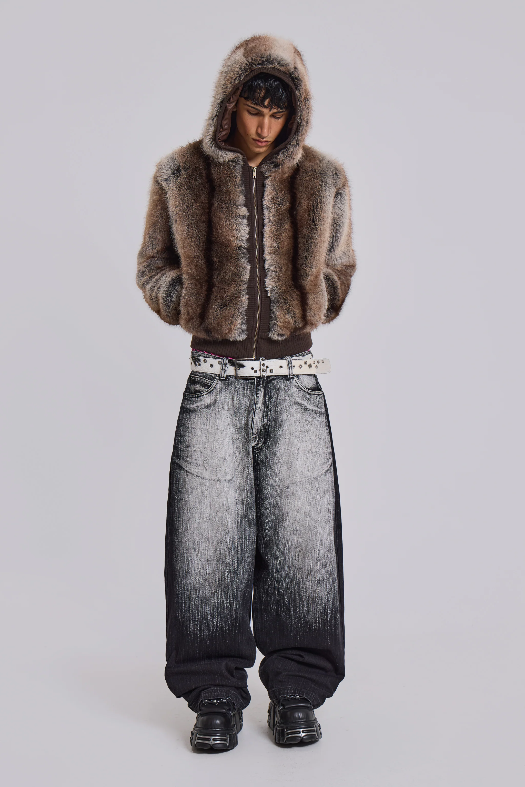 Bear Faux Fur Jacket - Image 3