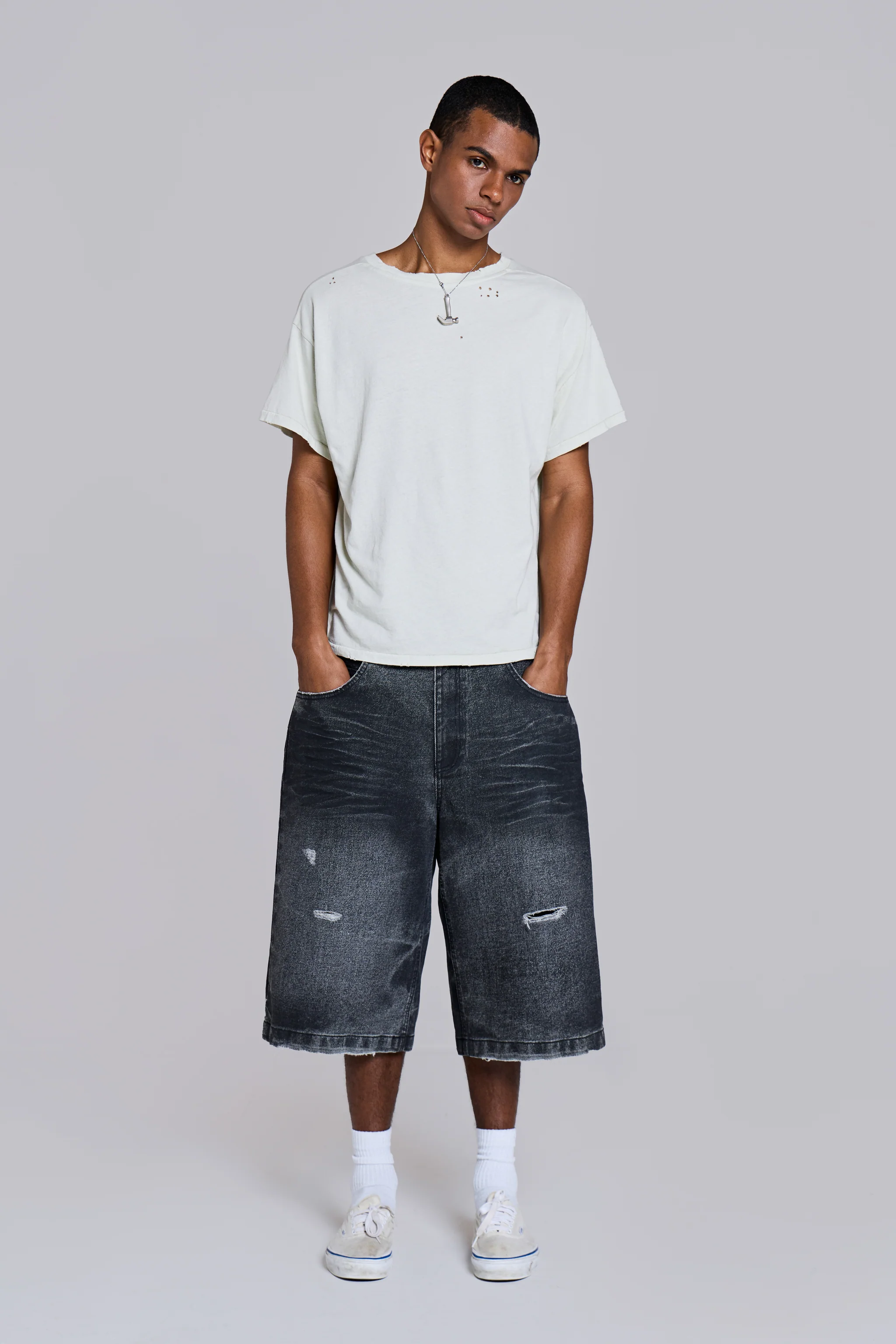 Black Cinch Colossus Jorts - Image 11