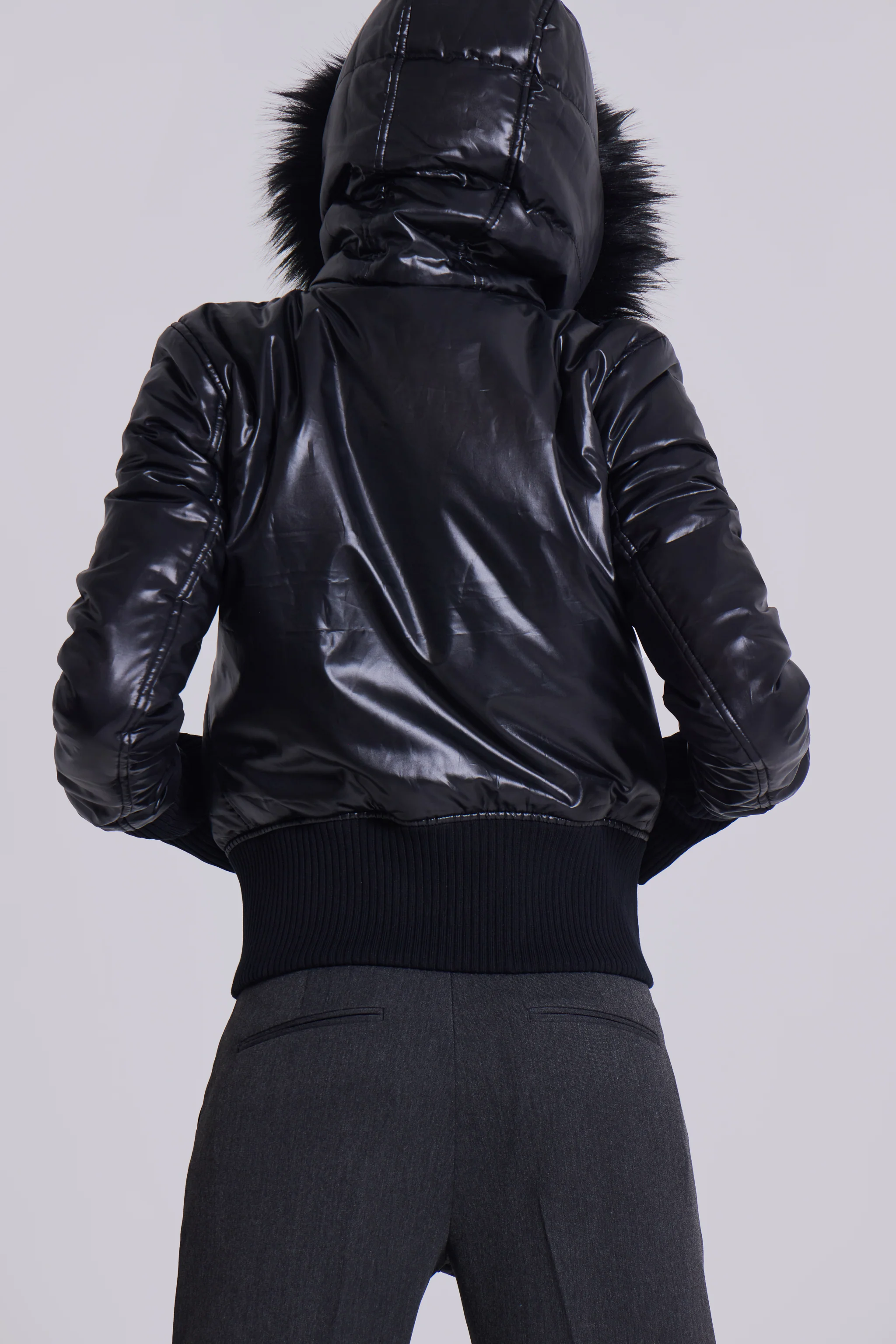 Black Mercury Puffer Jacket - Image 6