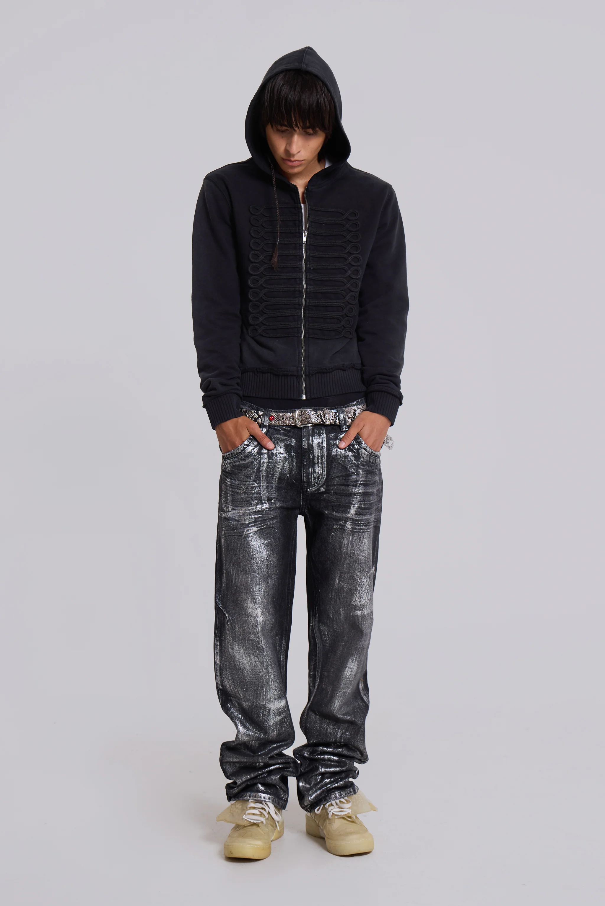 Black Military Monster Hoodie - Image 3