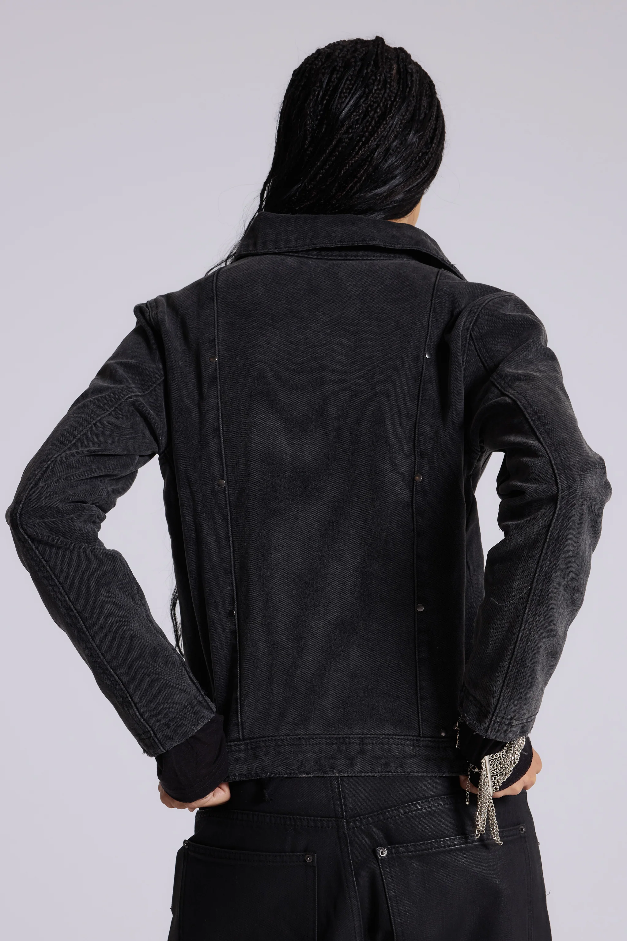 Stud Denim Jacket - Image 7