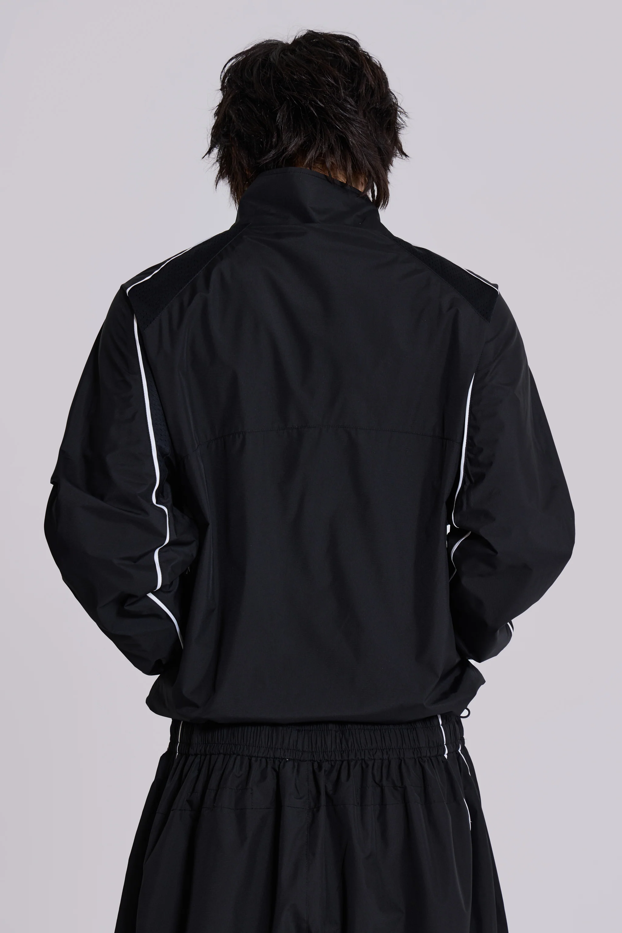Black Vapor Tracksuit Top - Image 7