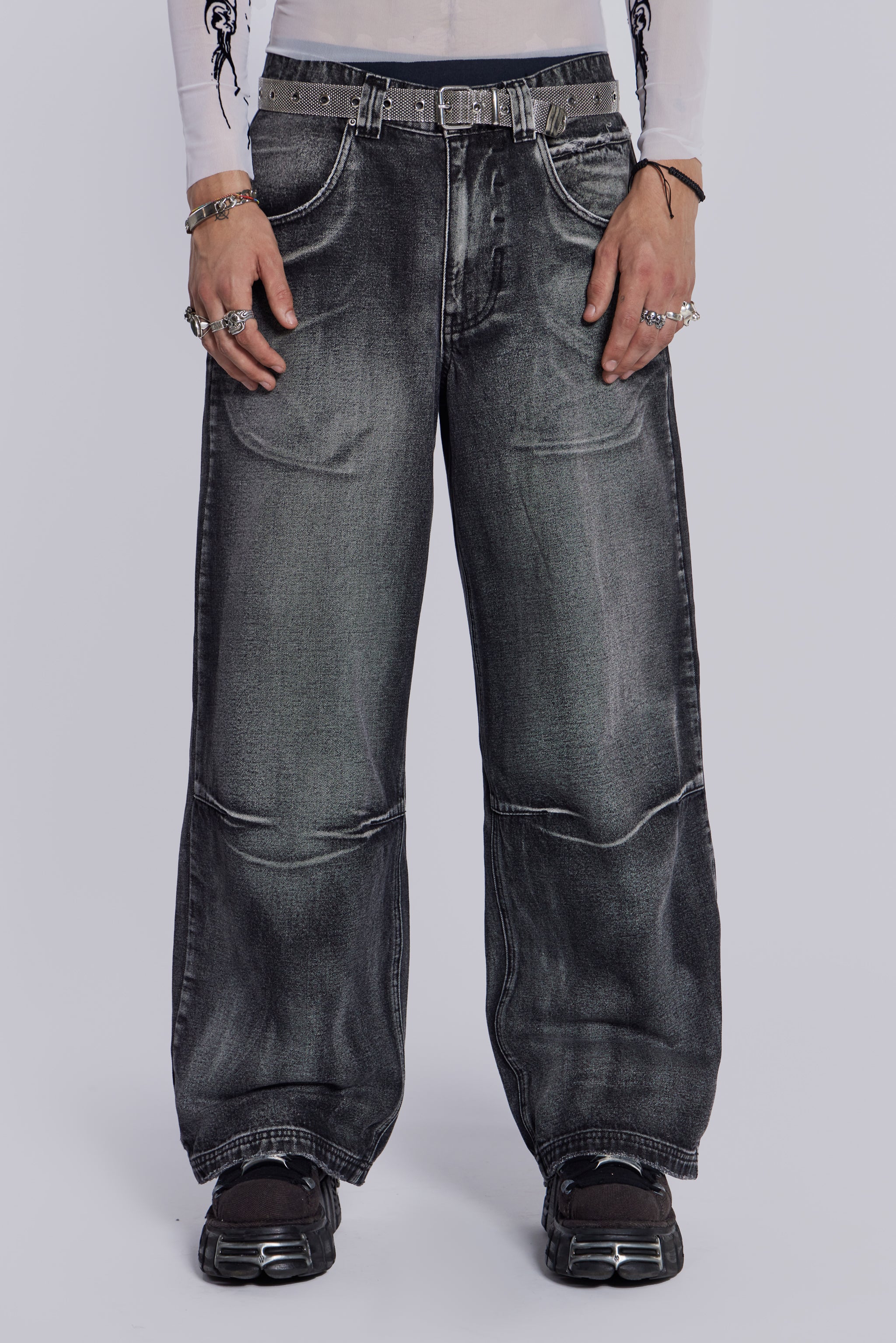 Black Ethereal Colossus Jeans - Image 3