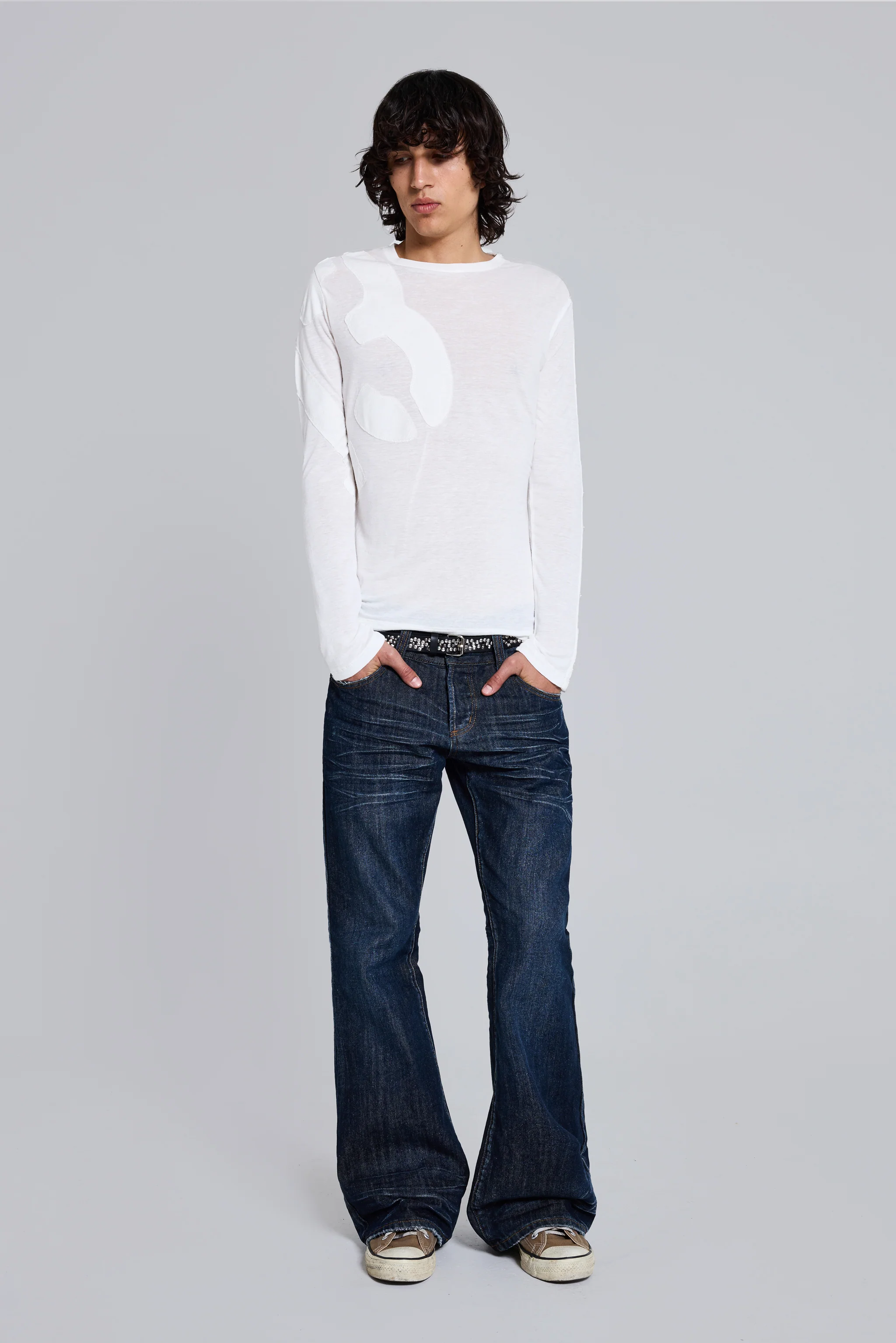 Blue Jude Bootcut Jeans - Image 4
