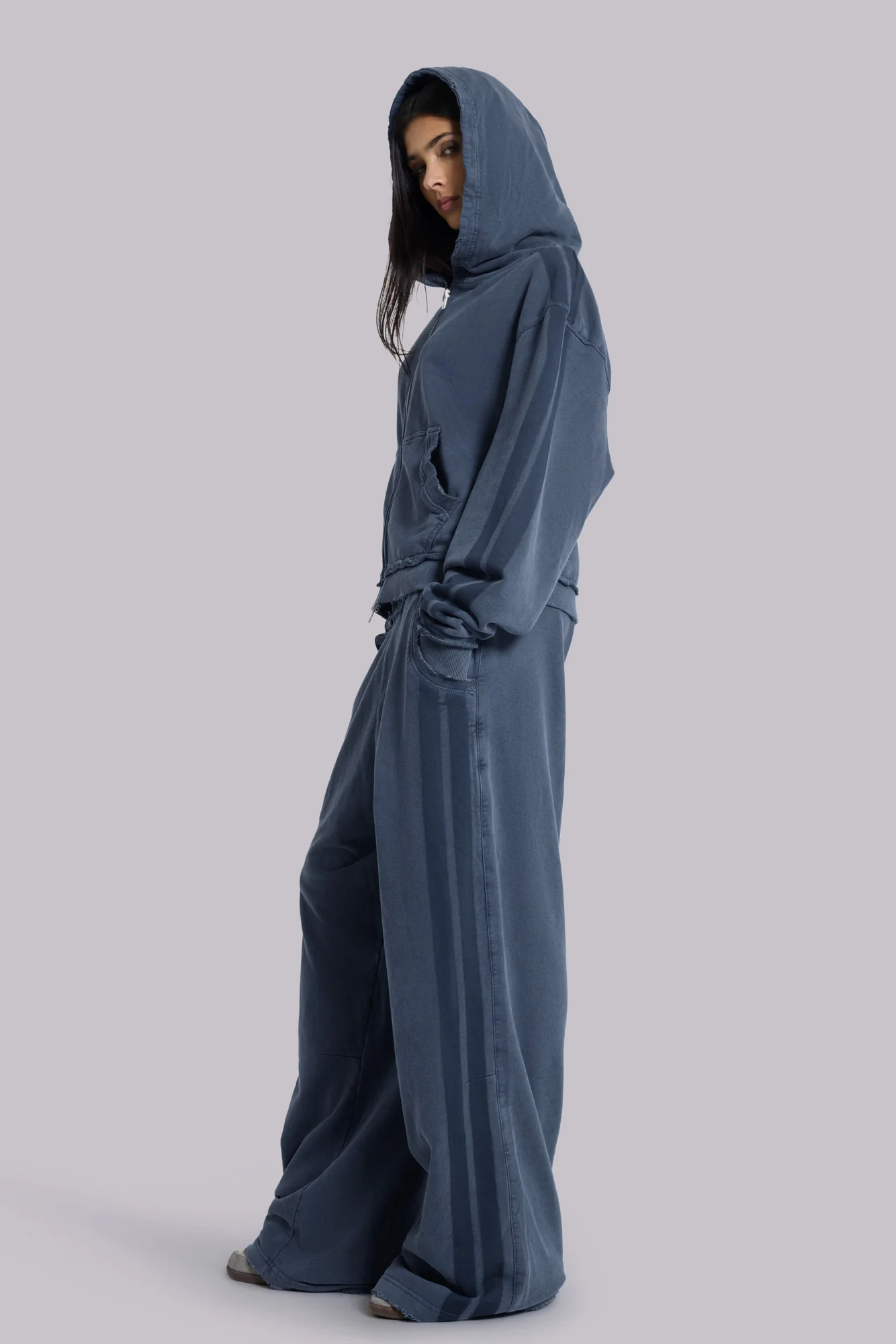 Blue Sporty Baggy Monster Hoodie - Image 6