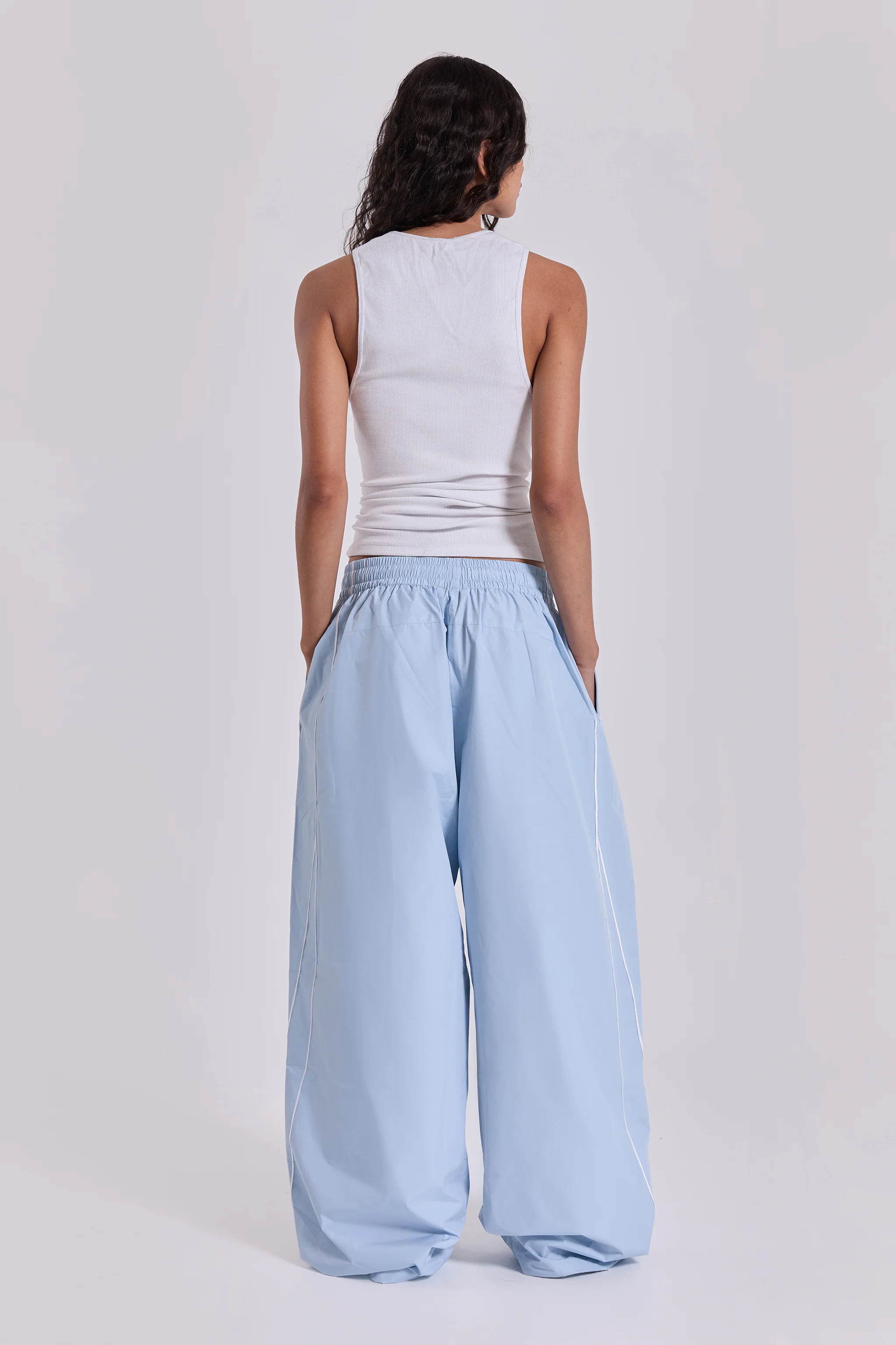 Blue Vapor Tracksuit Bottoms - Image 7