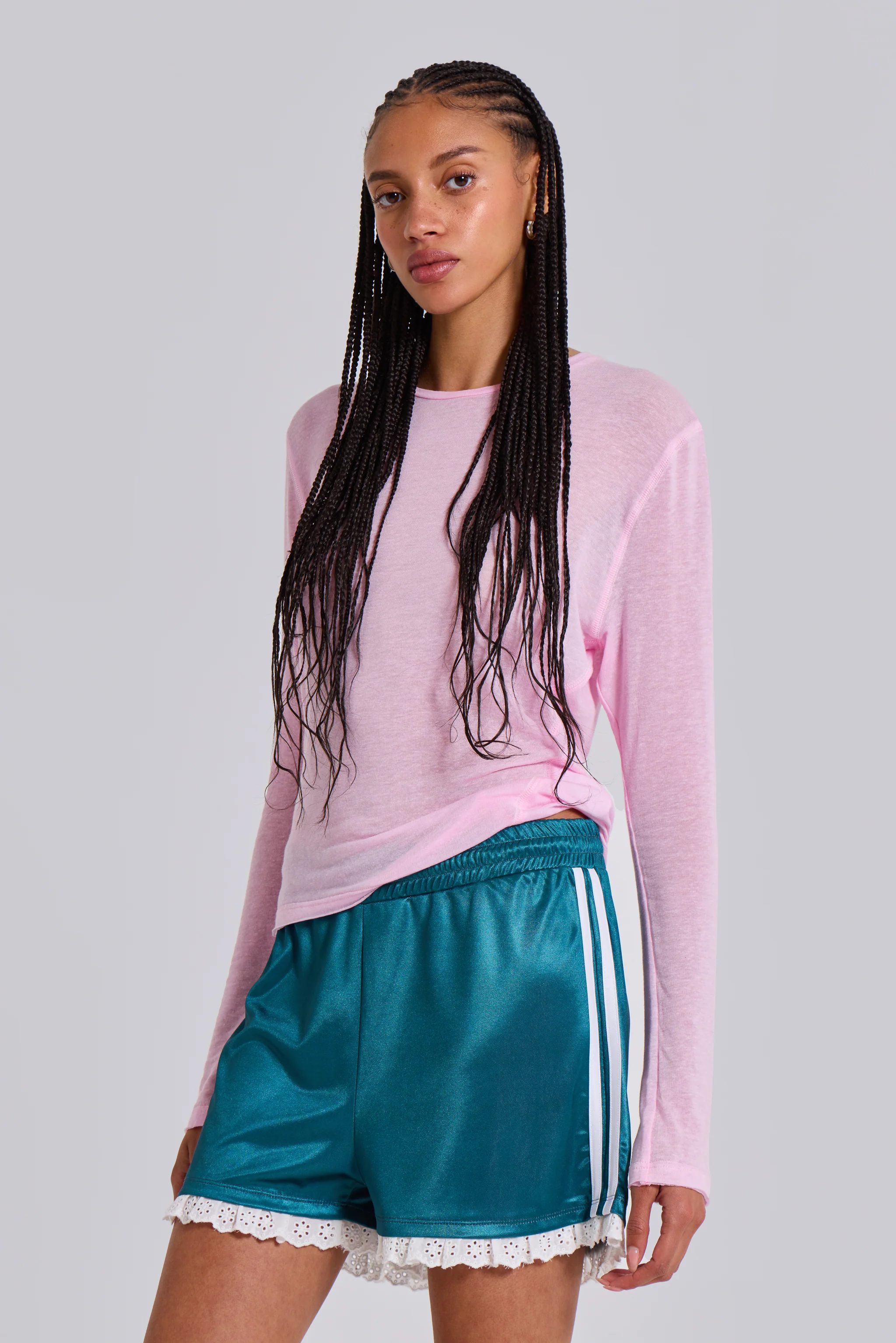 Bronwyn Broderie Football Shorts - Image 4