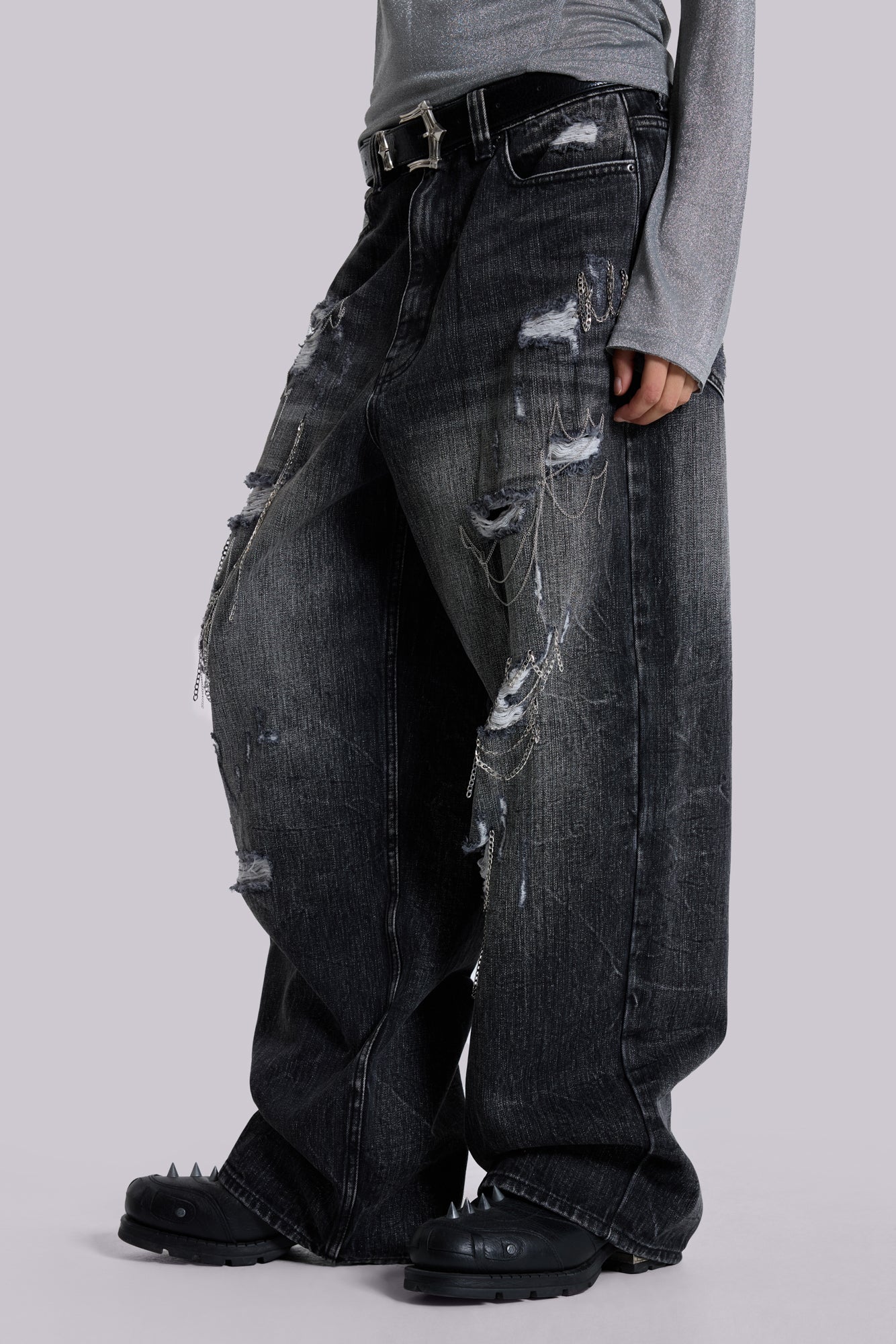Chain Distressed XL Colossus Jeans - Image 6