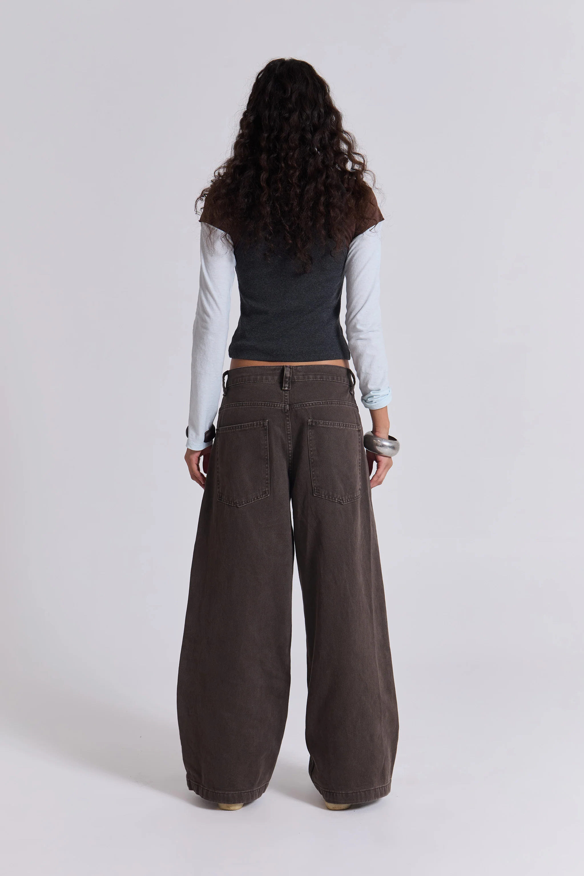 Washed Brown Colossus Jeans - Image 6
