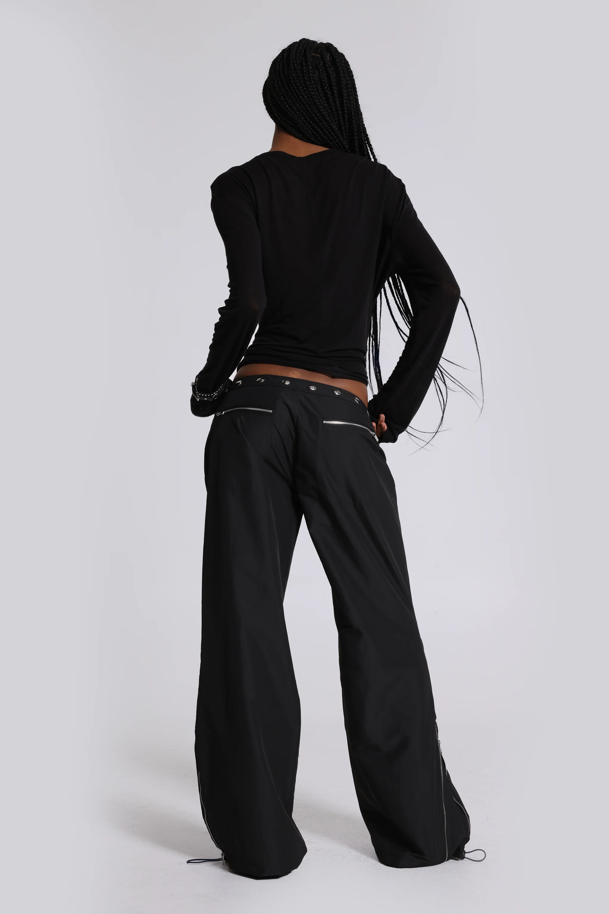 Corvi Studded Cargo Trousers  - Image 5