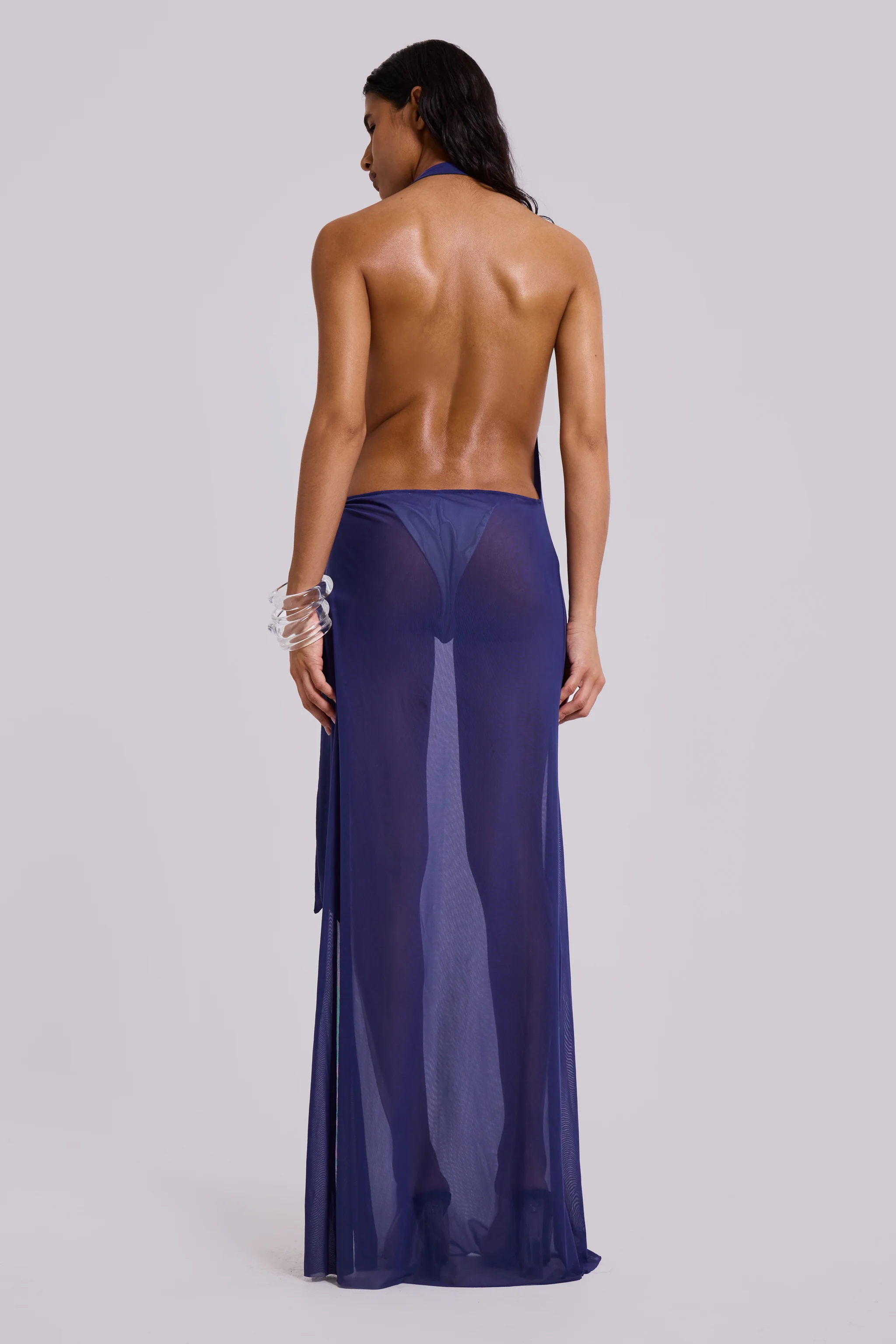 Eclipse Backless Asymmetric Dress - Image 11