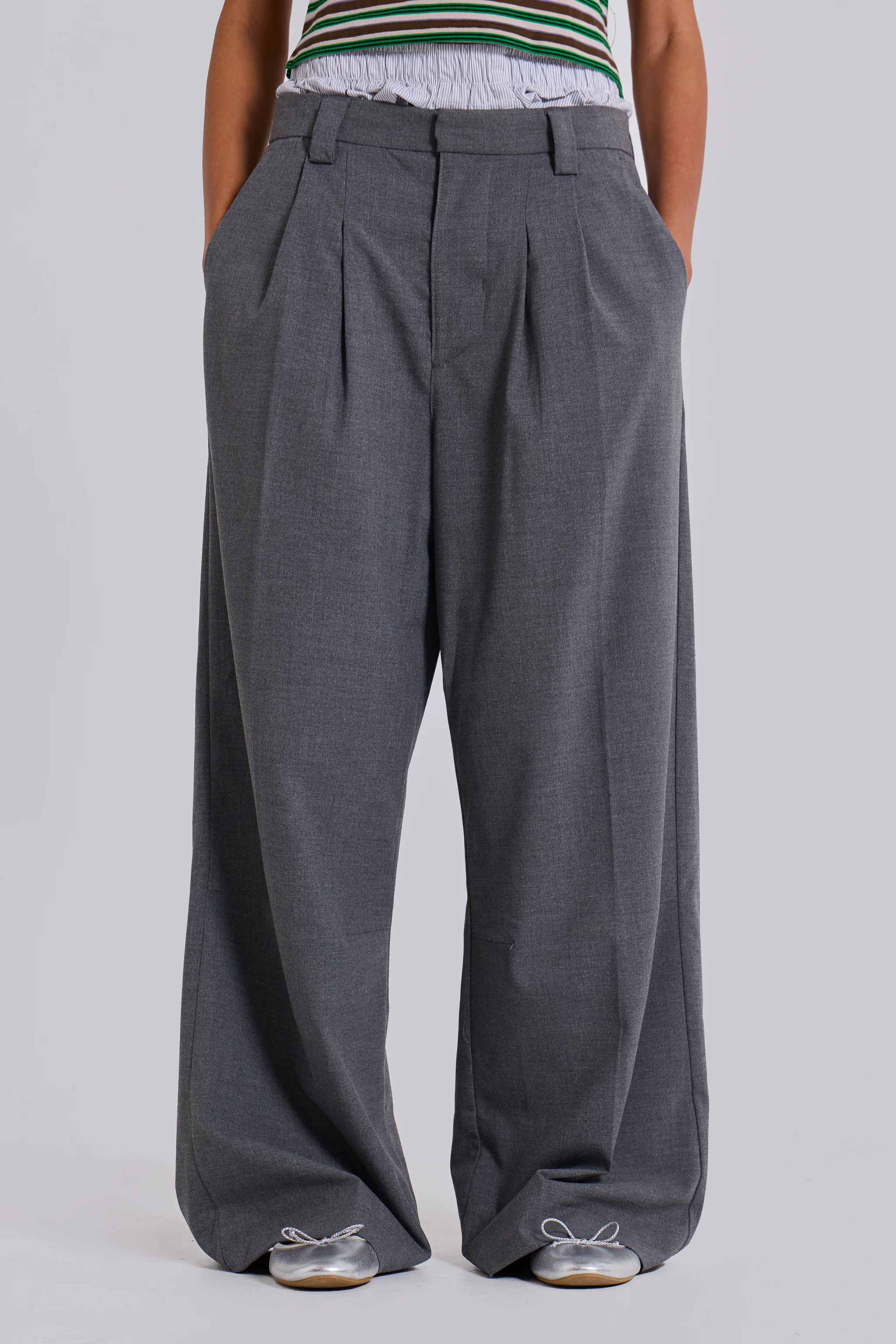 Goliath Grey Suit Pants - Image 2