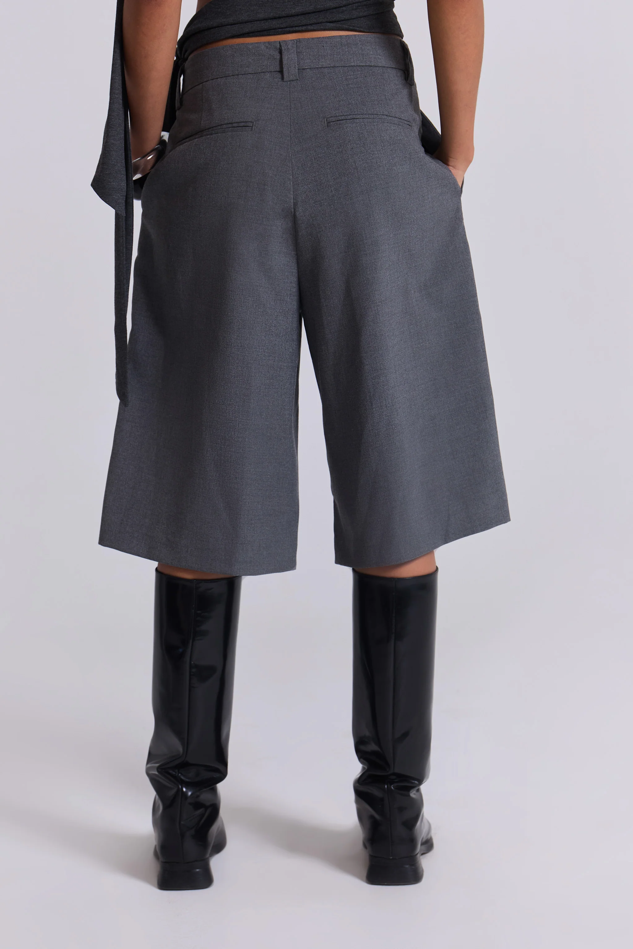 Grey Goliath Tailored Shorts - Image 4