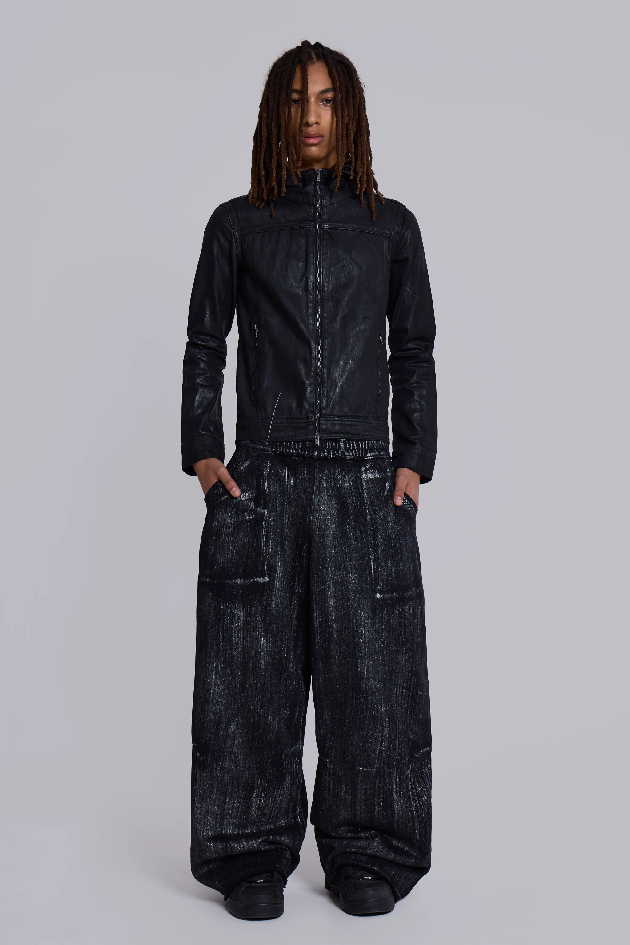 Gunmetal Wash Monster Joggers - Image 3