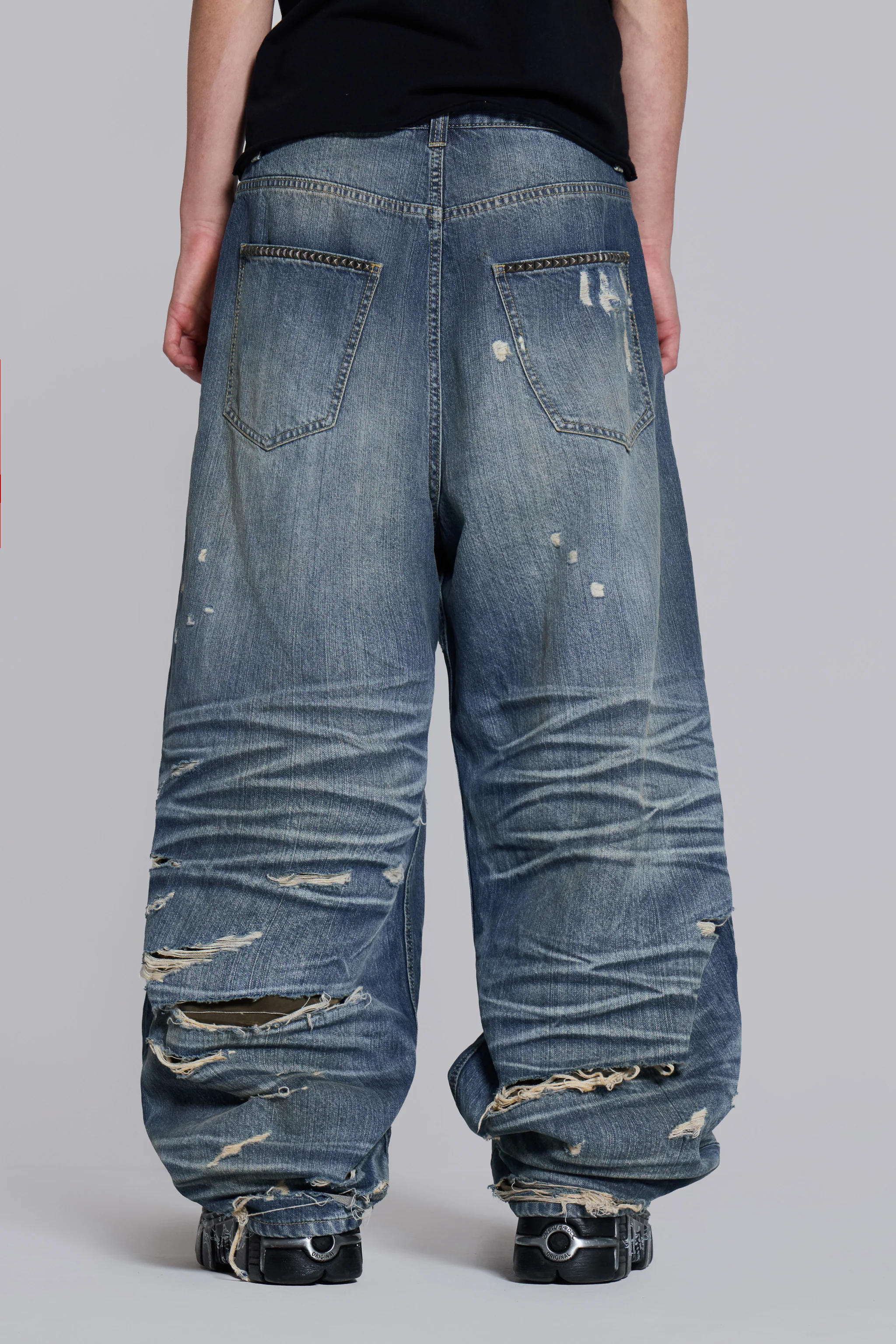 Hidden Camo Ripped XL Colossus Jeans - Image 4