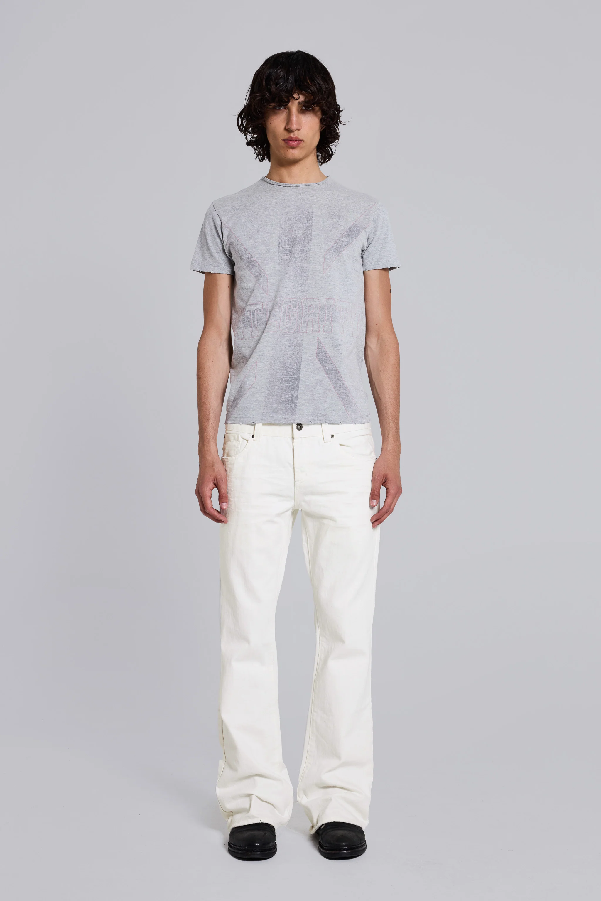 Integrity Grey Marl T-Shirt - Image 3