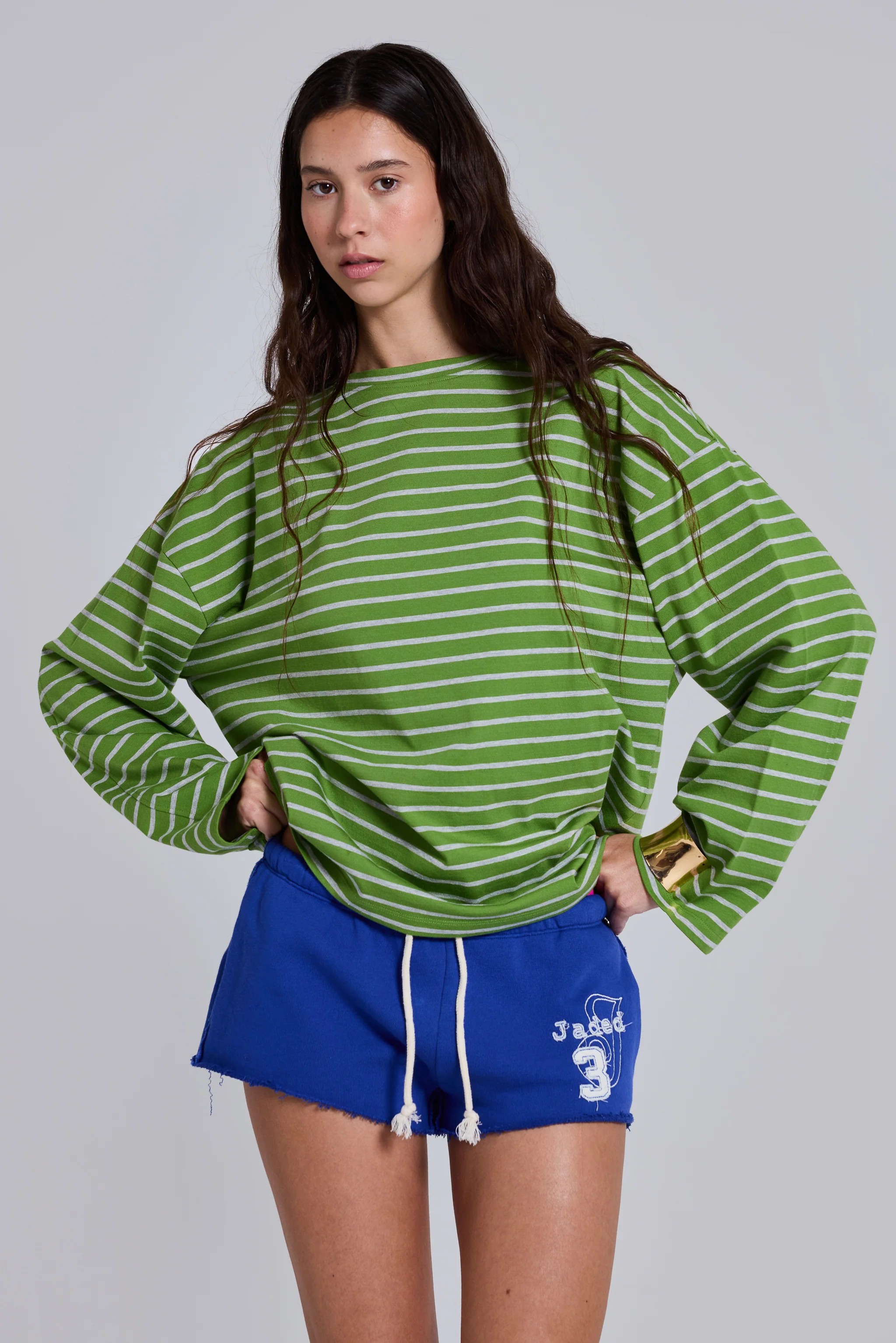 Klyne Stripe Long Sleeve Top - Image 5