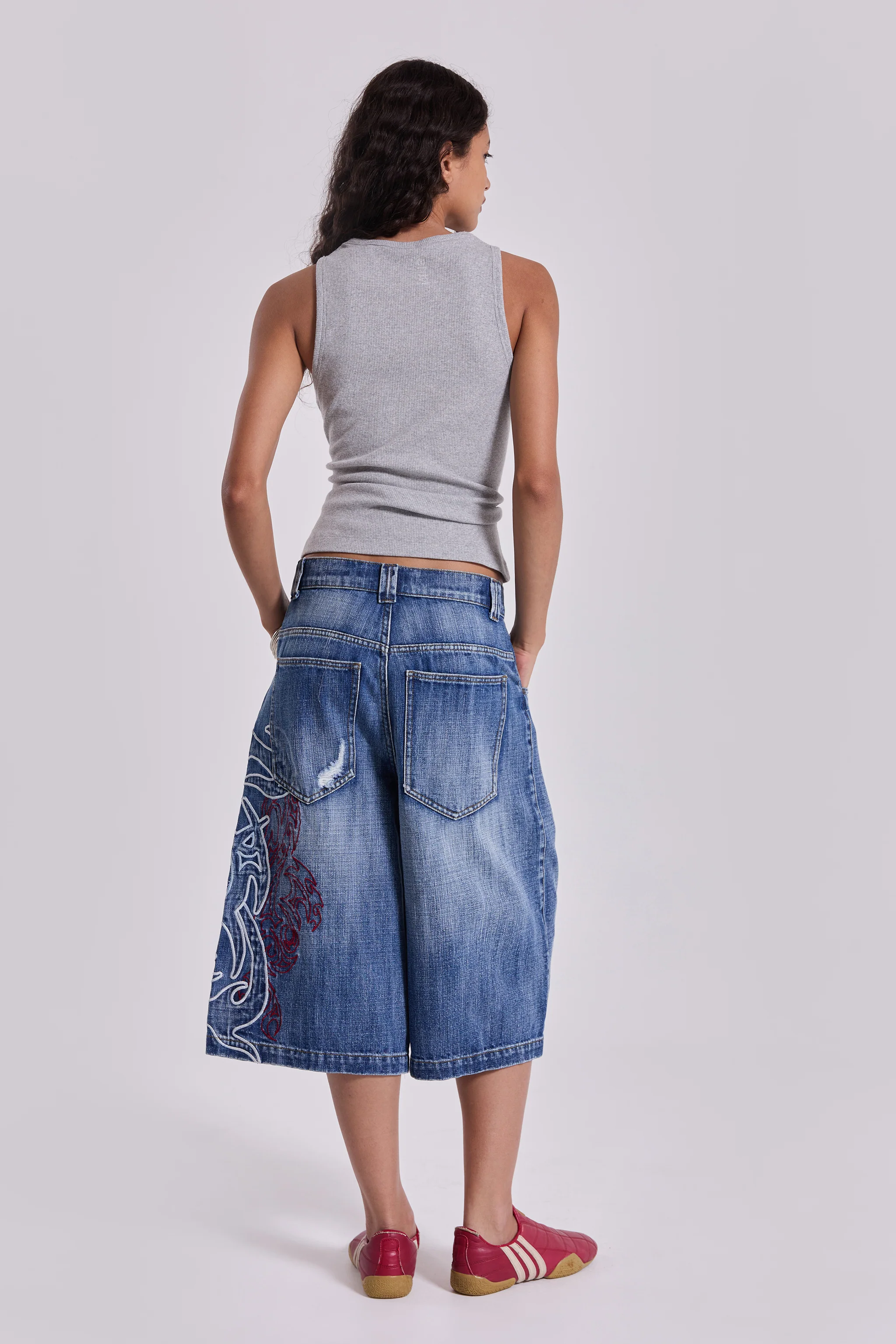 Layered Tribal XL Colossus Jorts - Image 9