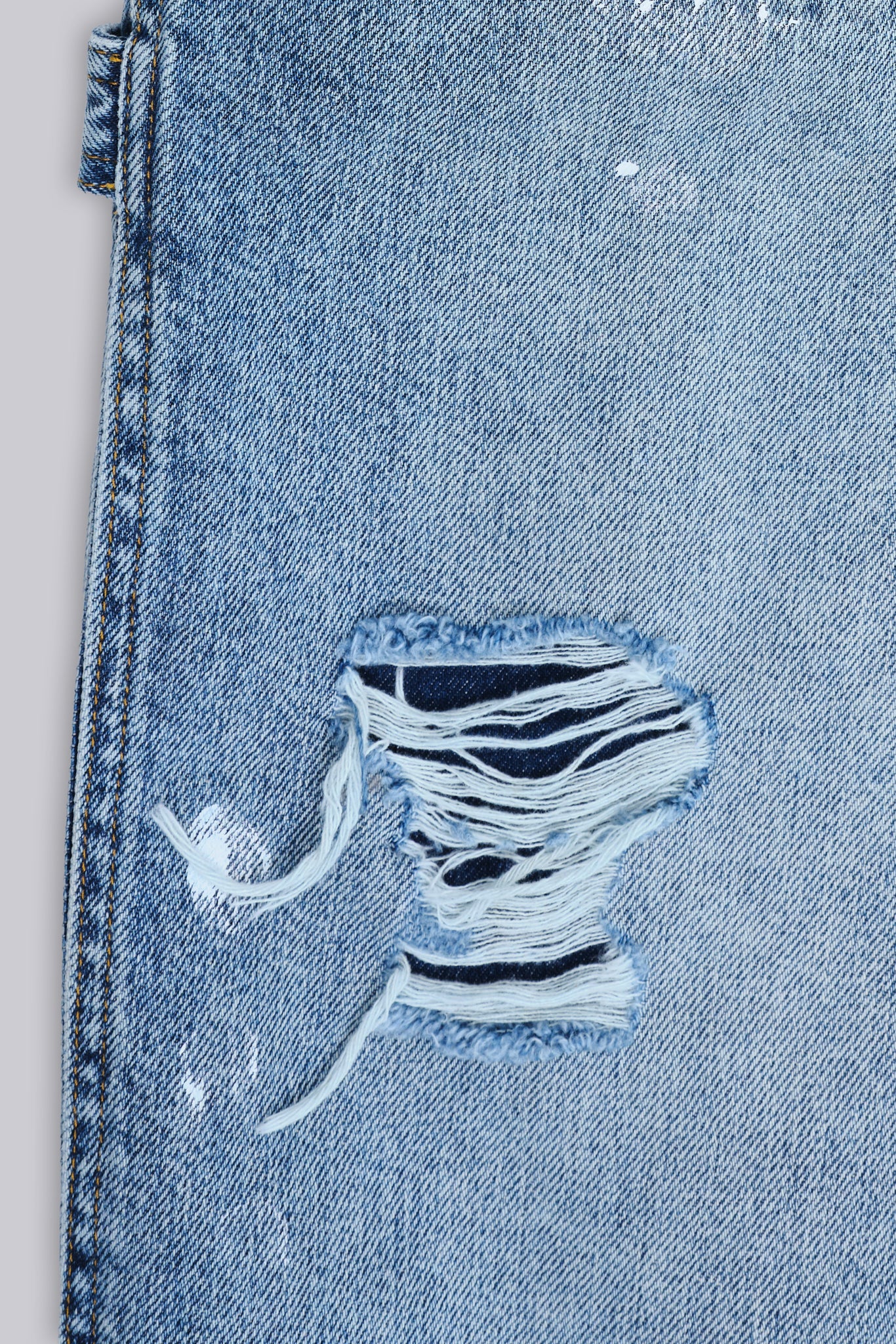 Blue Vintage Distressed Carpenter Jeans - Image 11