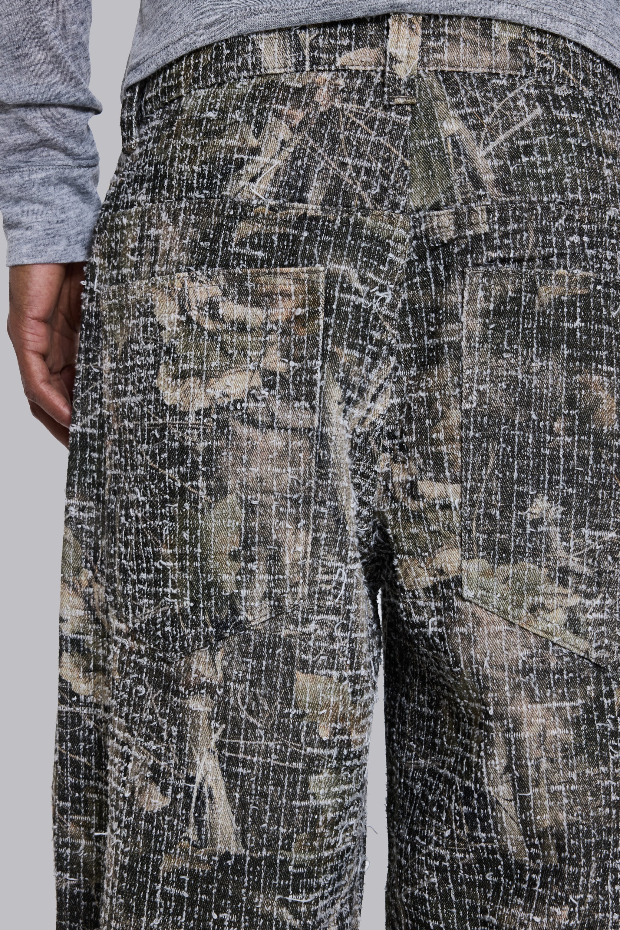 Needle Punch Woodland Camo Colossus Jeans - Image 5