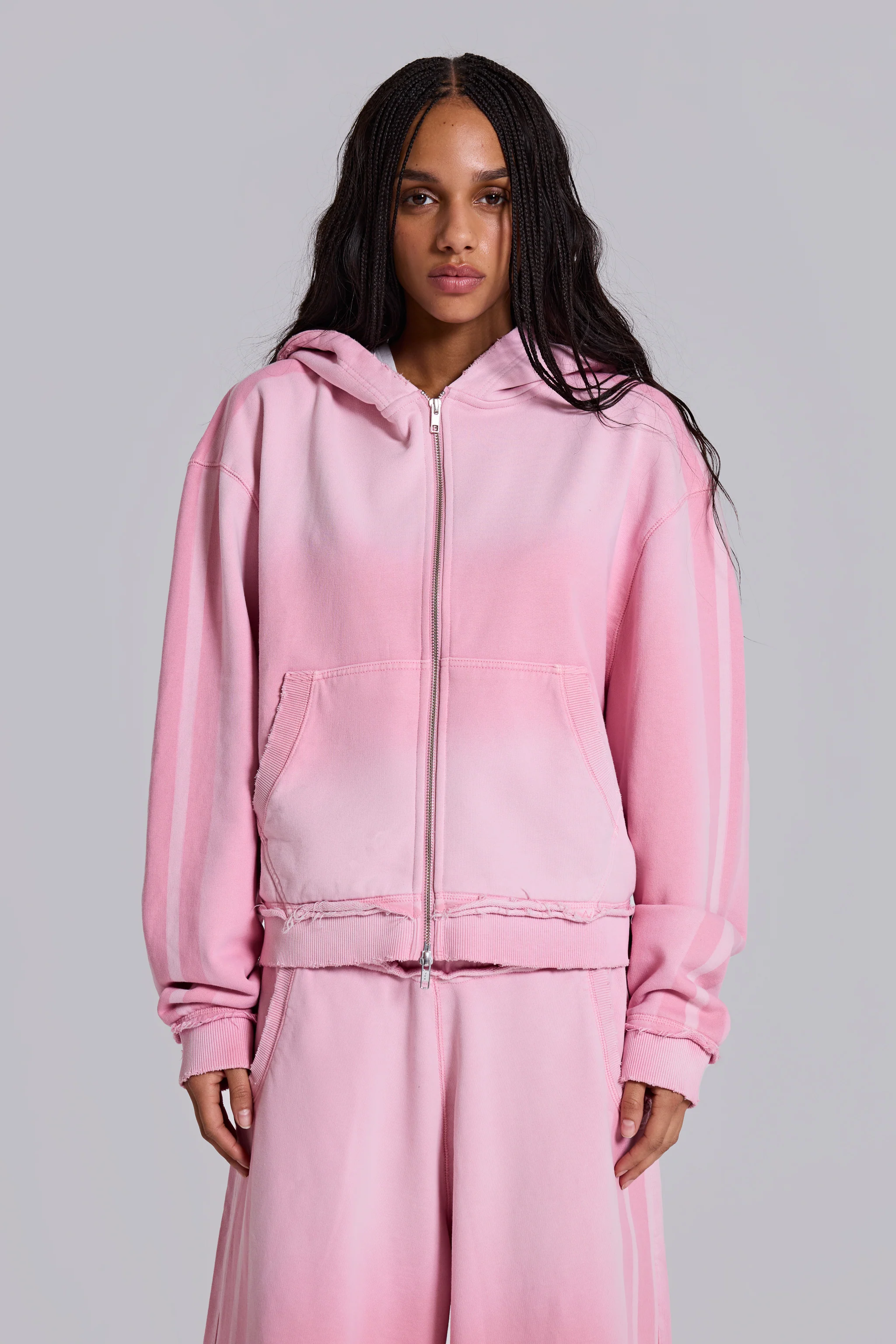 Pink Sporty Baggy Monster Hoodie - Image 5