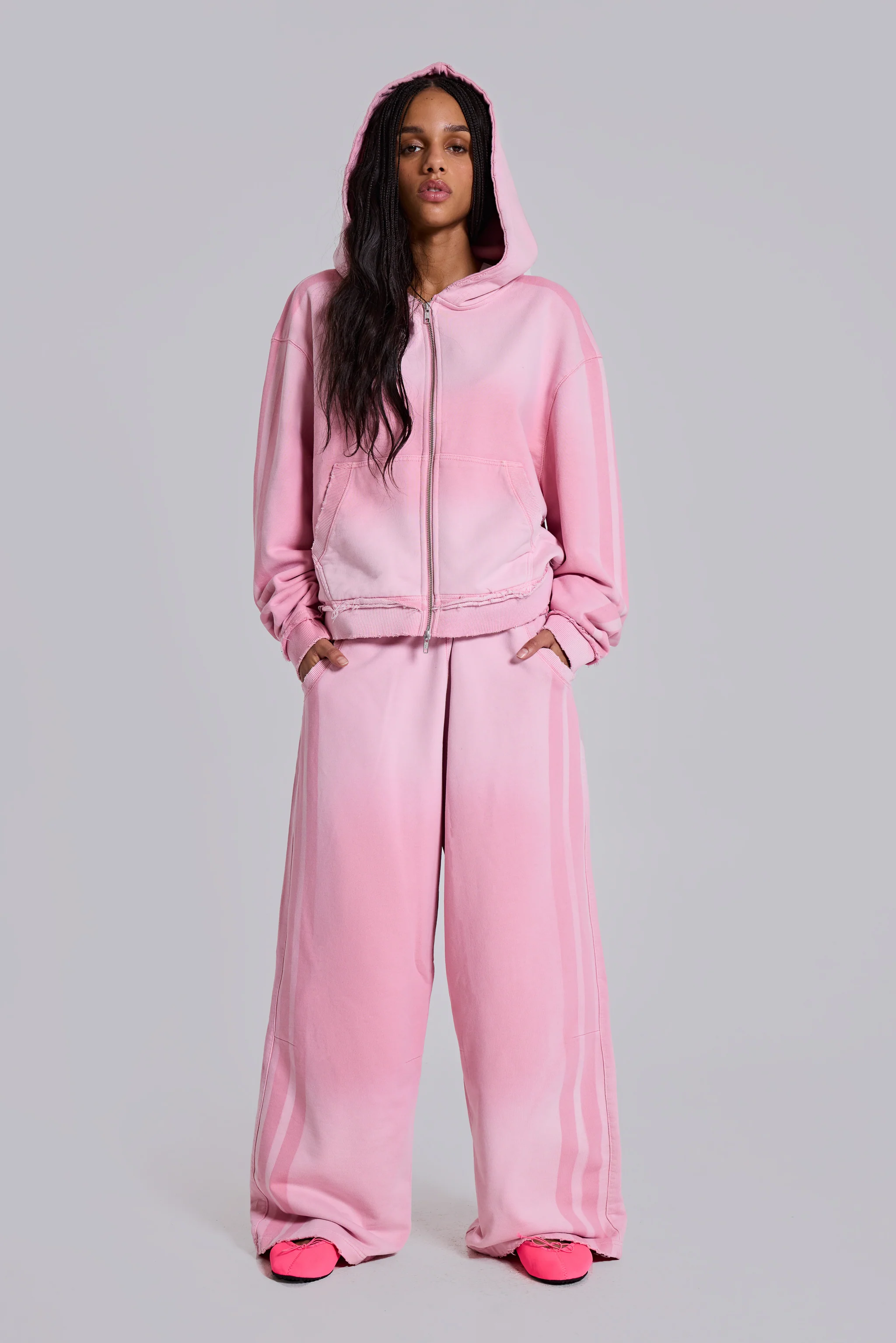 Pink Sporty Baggy Monster Joggers - Image 3