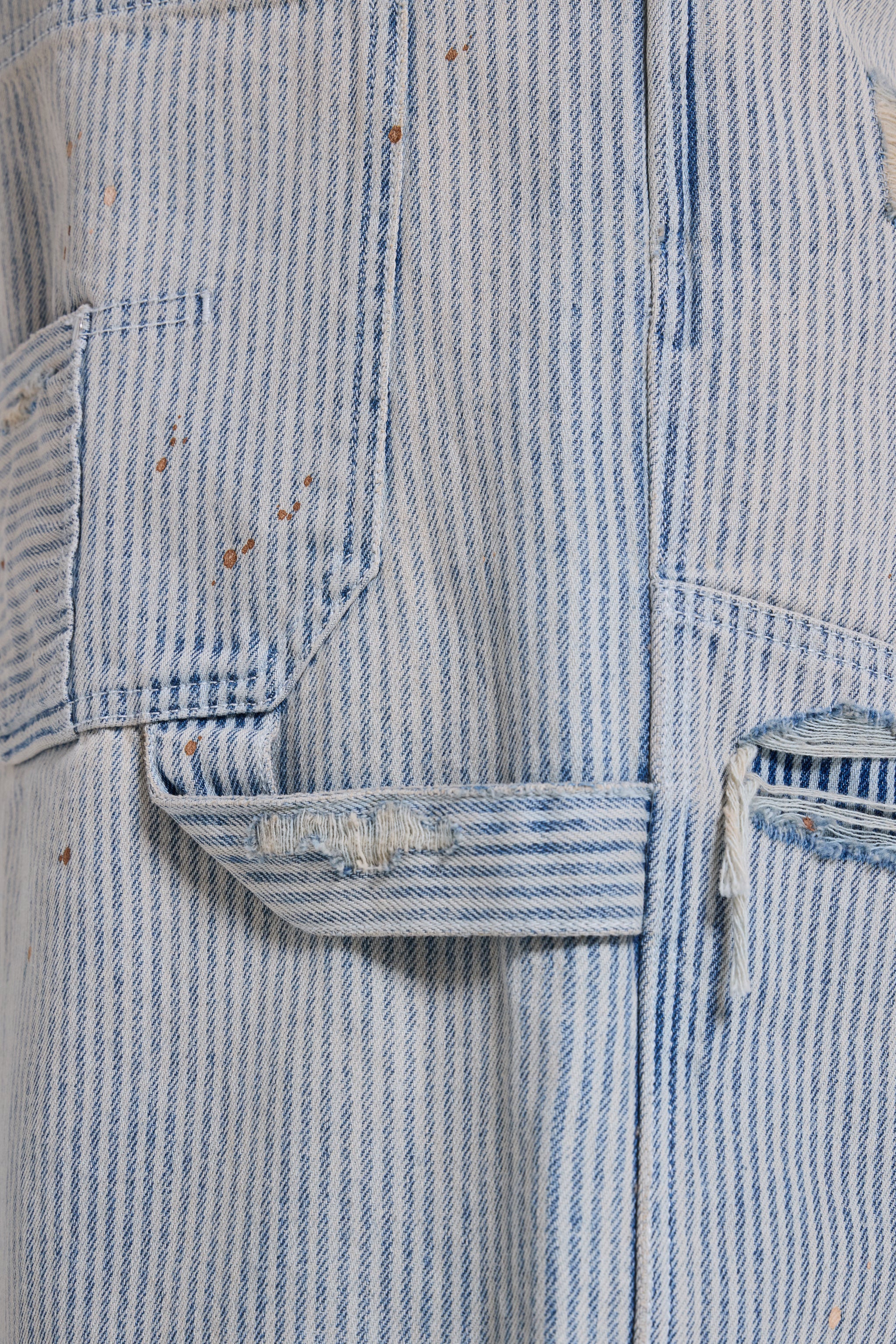 Pinstripe Double Knee Carpenter Jorts - Image 10