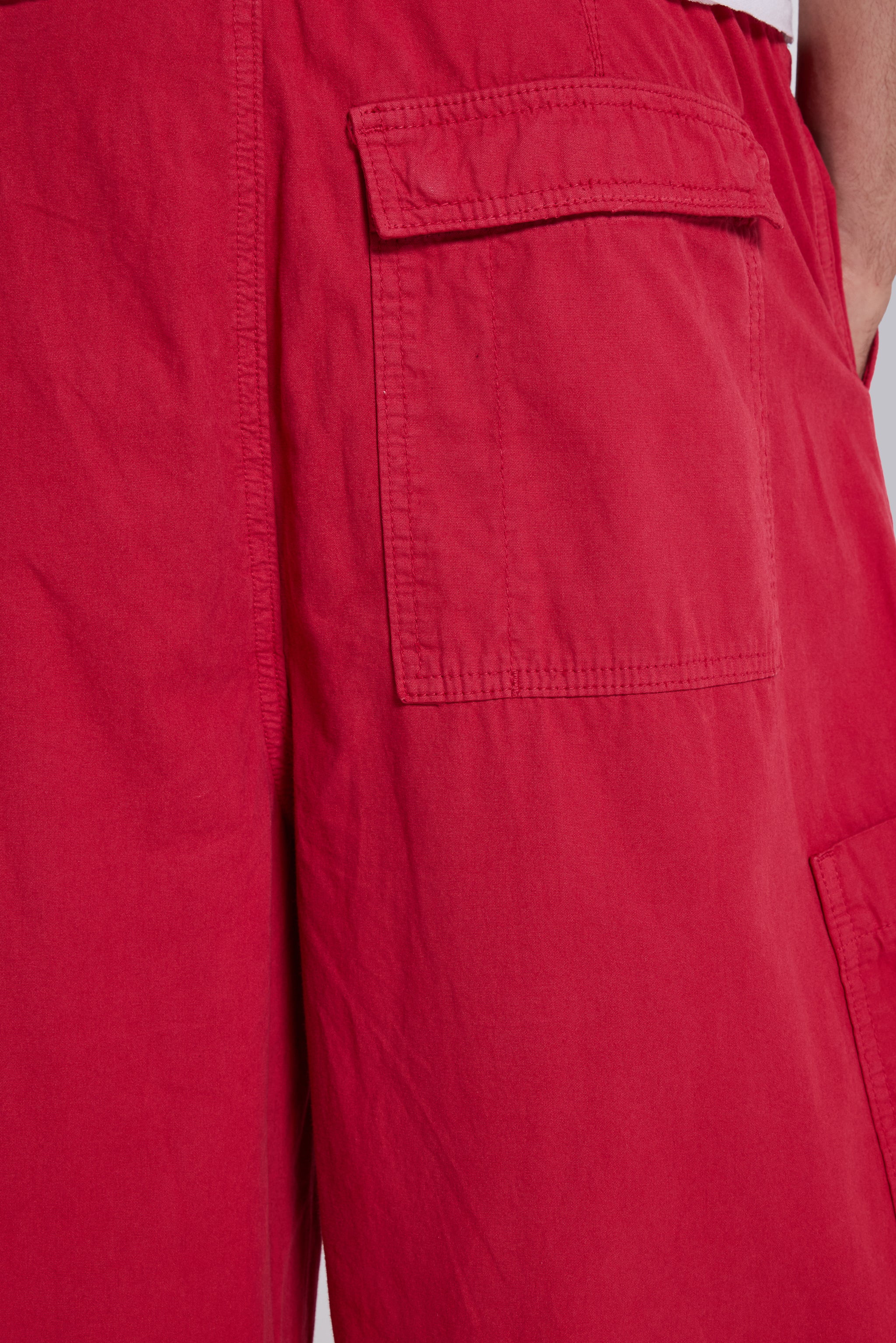 Red Parachute Cargo Pants - Image 6