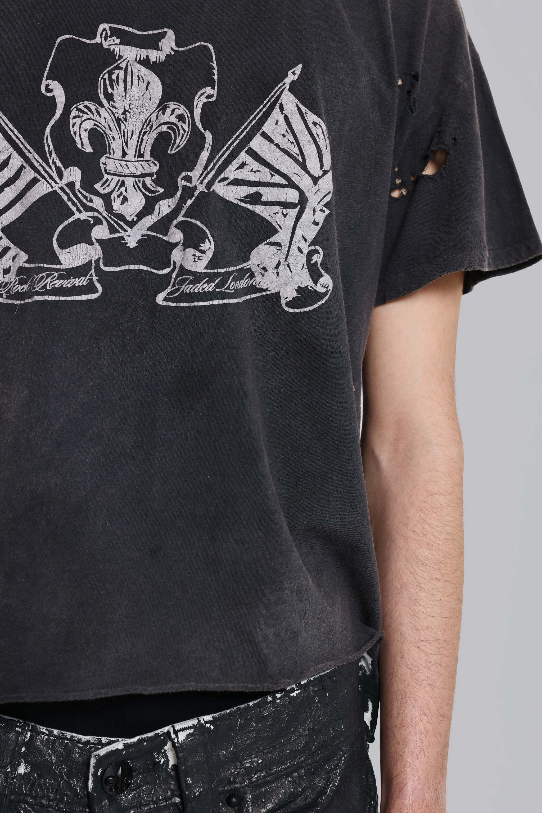 Rock Revival Distressed National Cropped T-Shirt - Image 6
