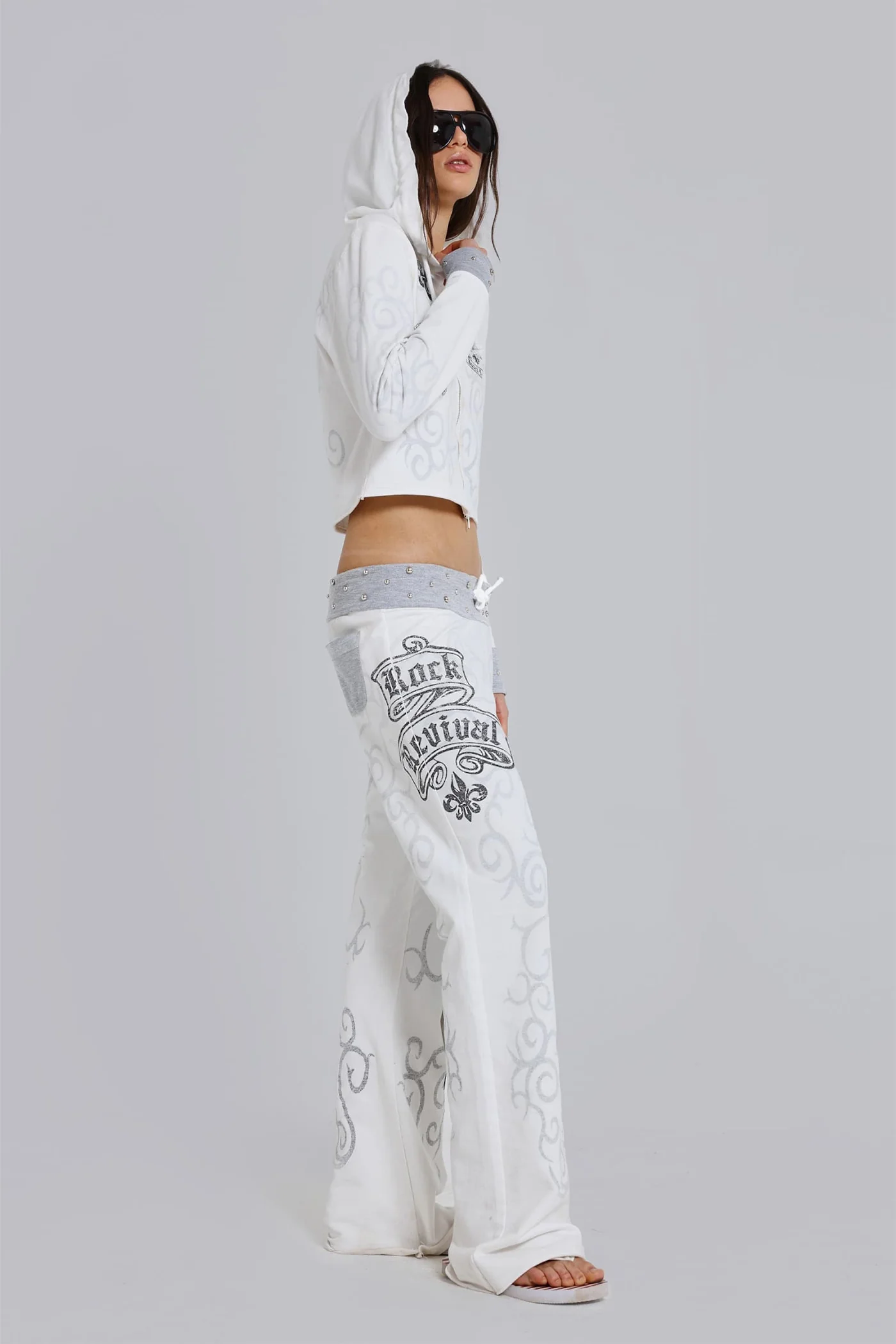 Rock Revival Graphic Studded Hoodie - Image 12