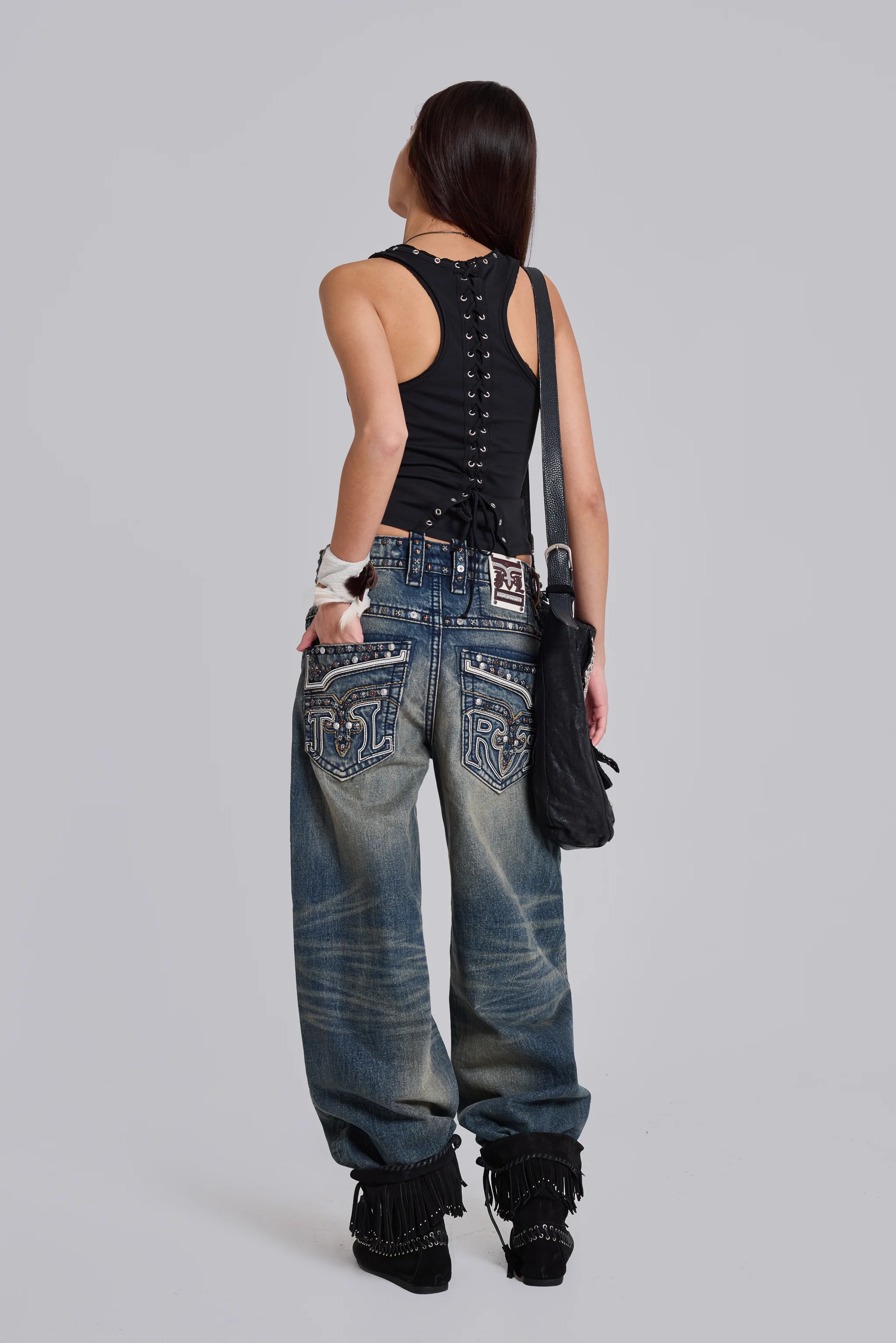 Rock Revival Heavy Stud Jeans - Image 5
