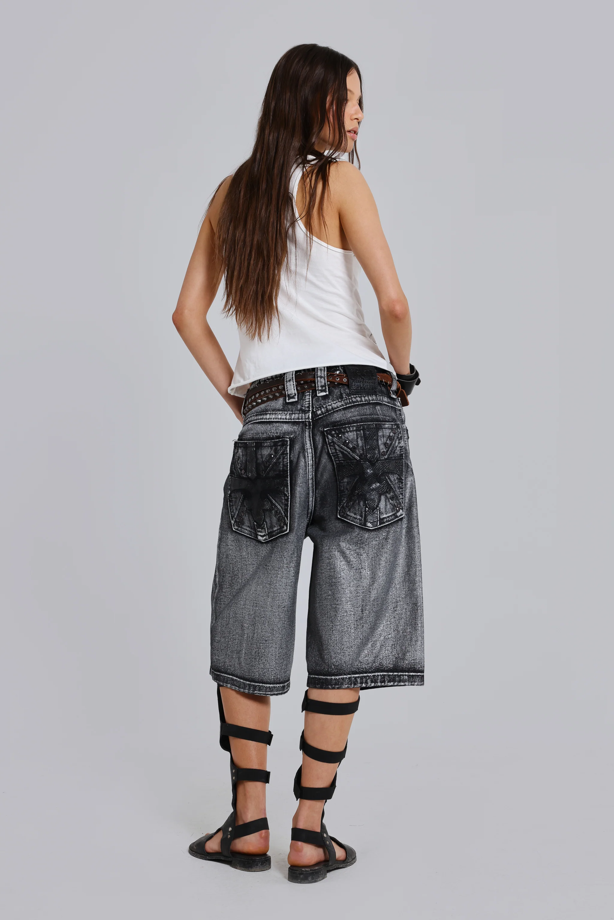 Rock Revival Silver Dust Shorts - Image 6