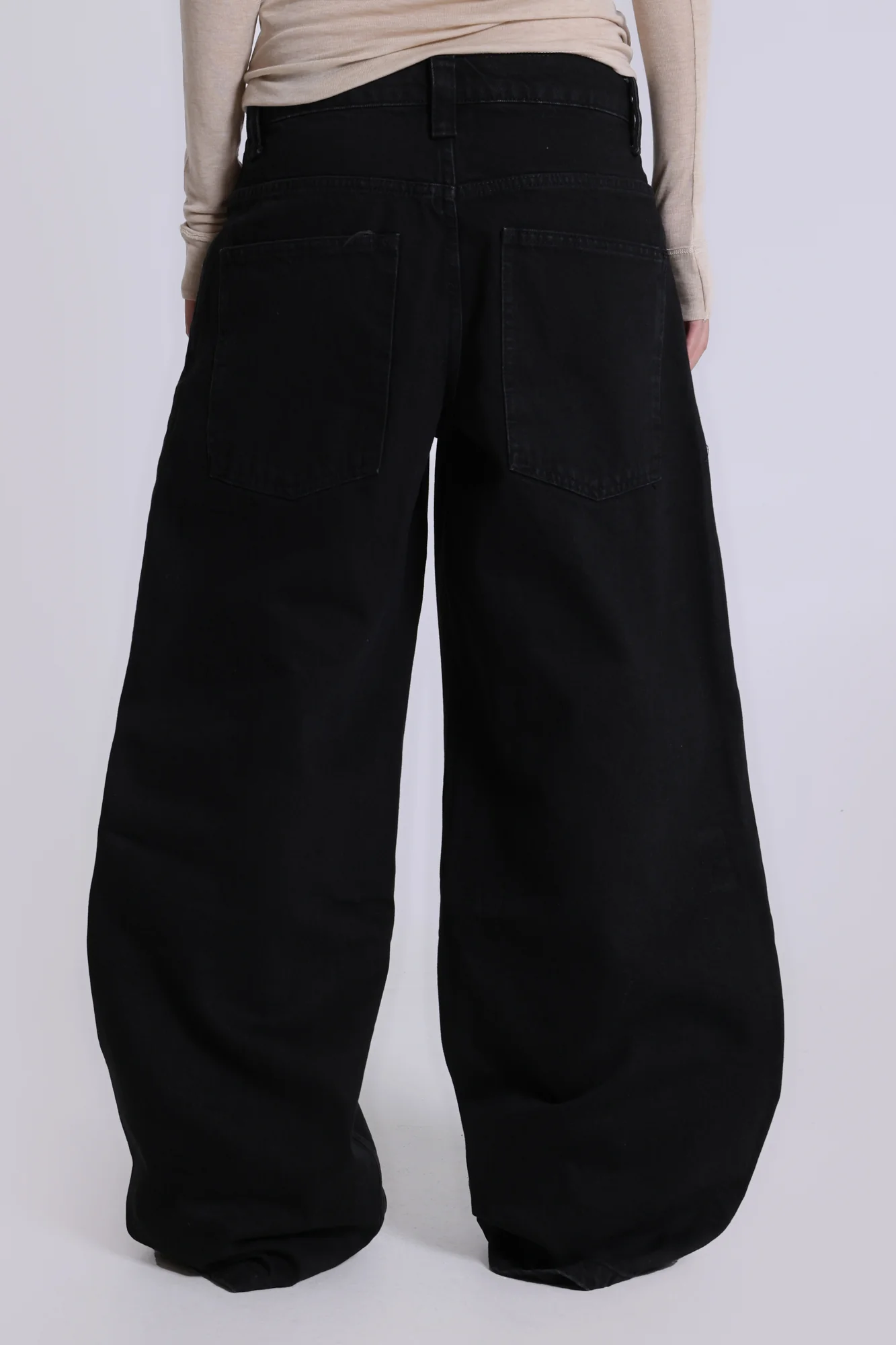 Solid Black Colossus Jeans - Image 3