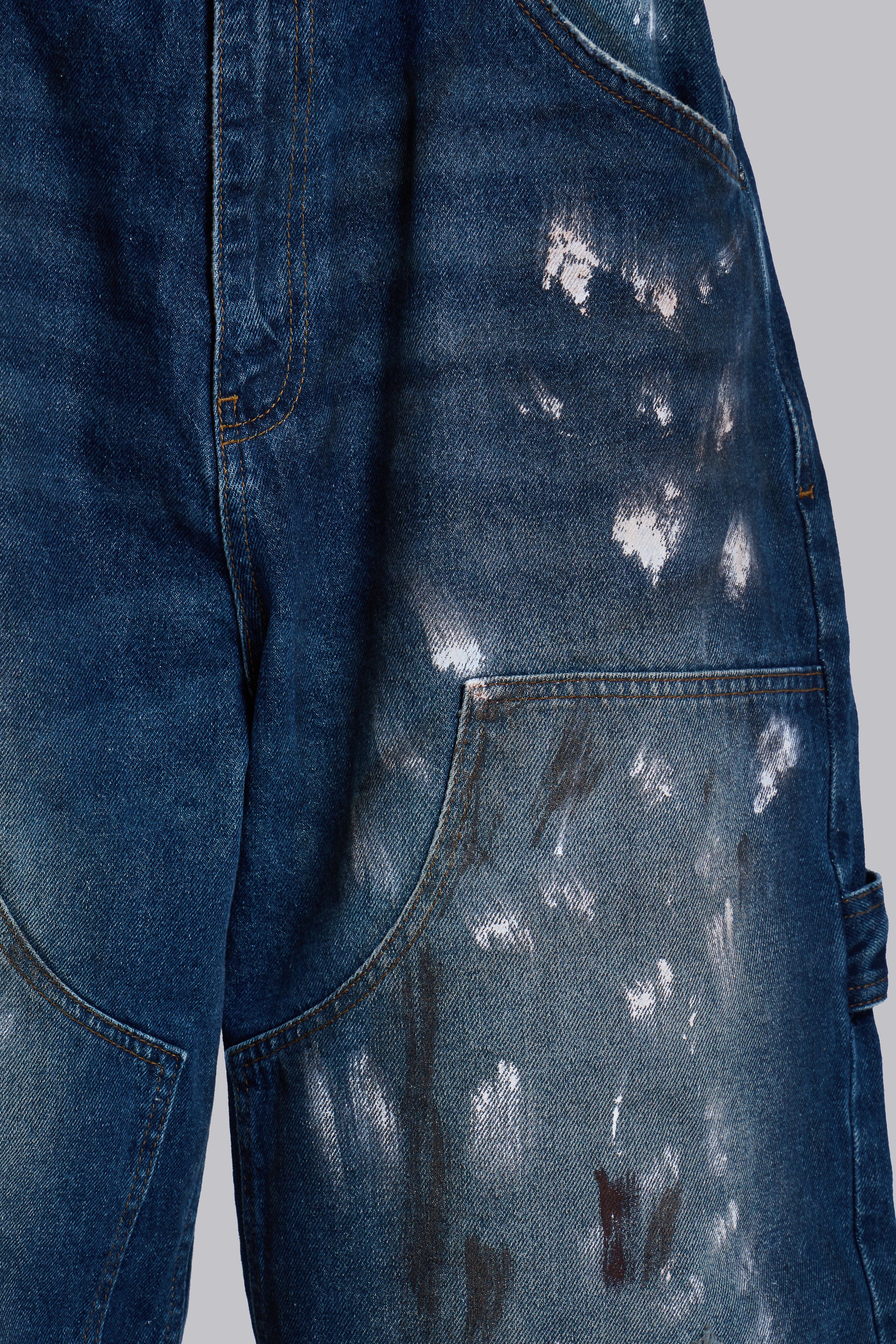 Splatter Cinch Carpenter Jeans - Image 11