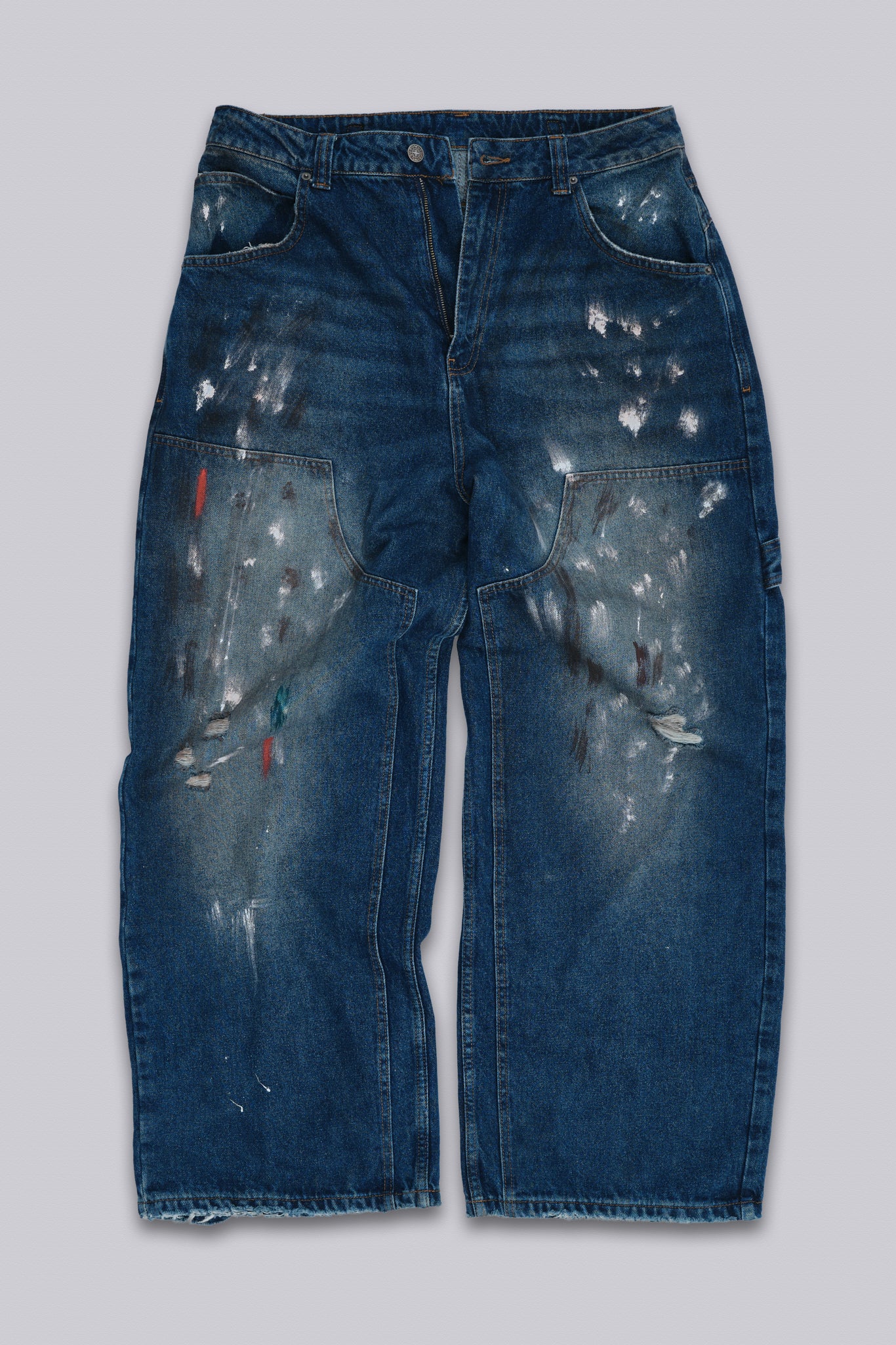 Splatter Cinch Carpenter Jeans - Image 2