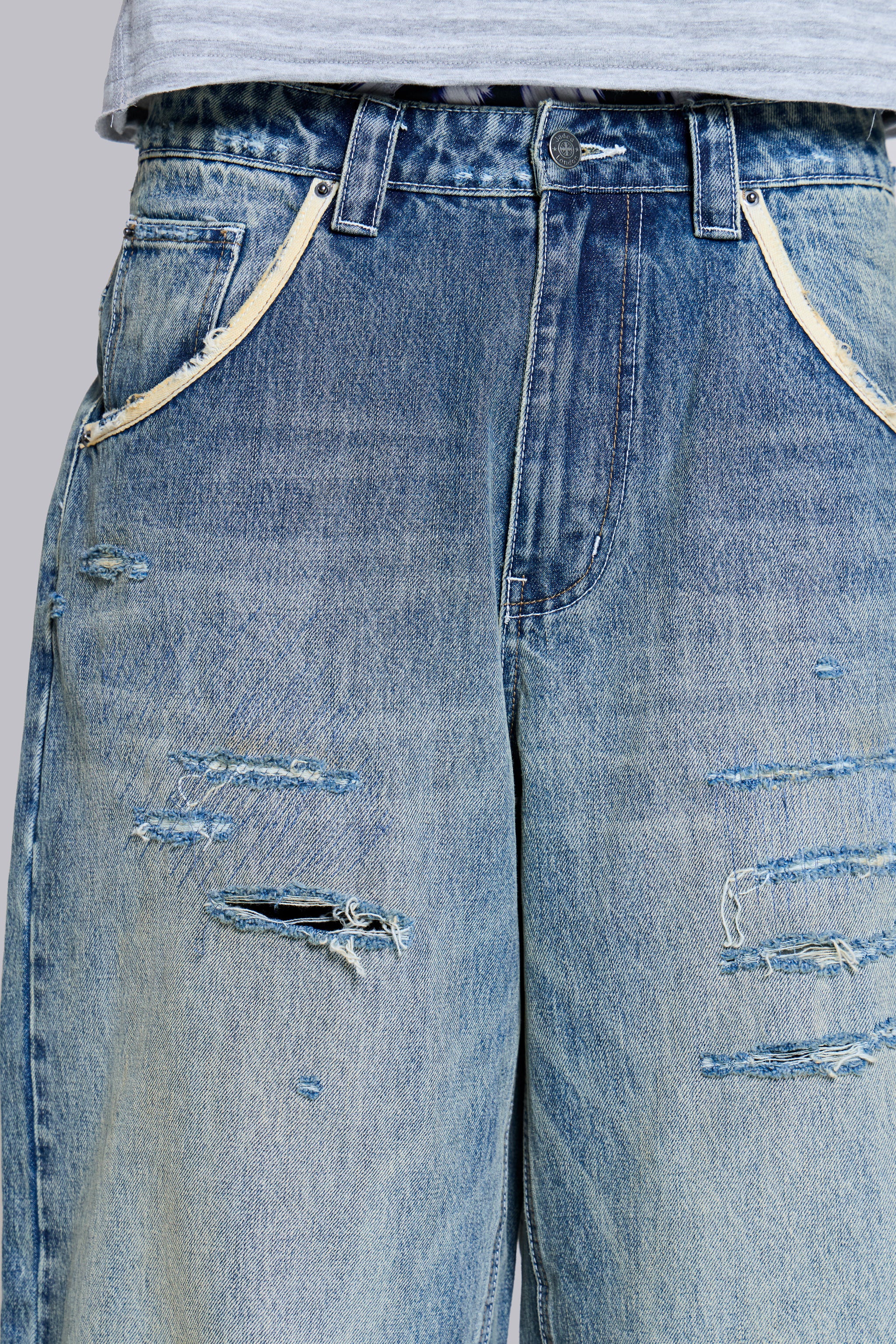 Torn Lowrise Colossus Jeans - Image 4