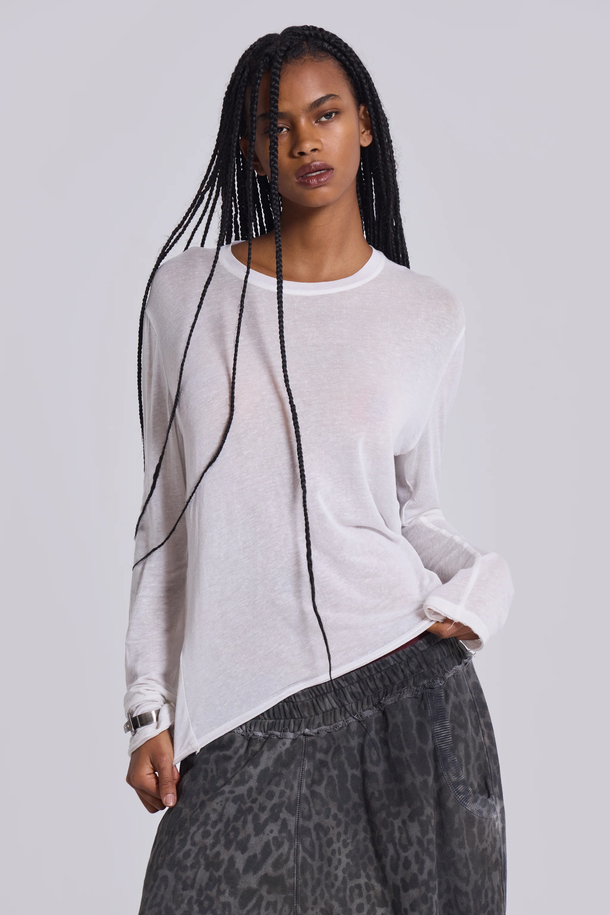 White Mist Long Sleeve Top - Image 5