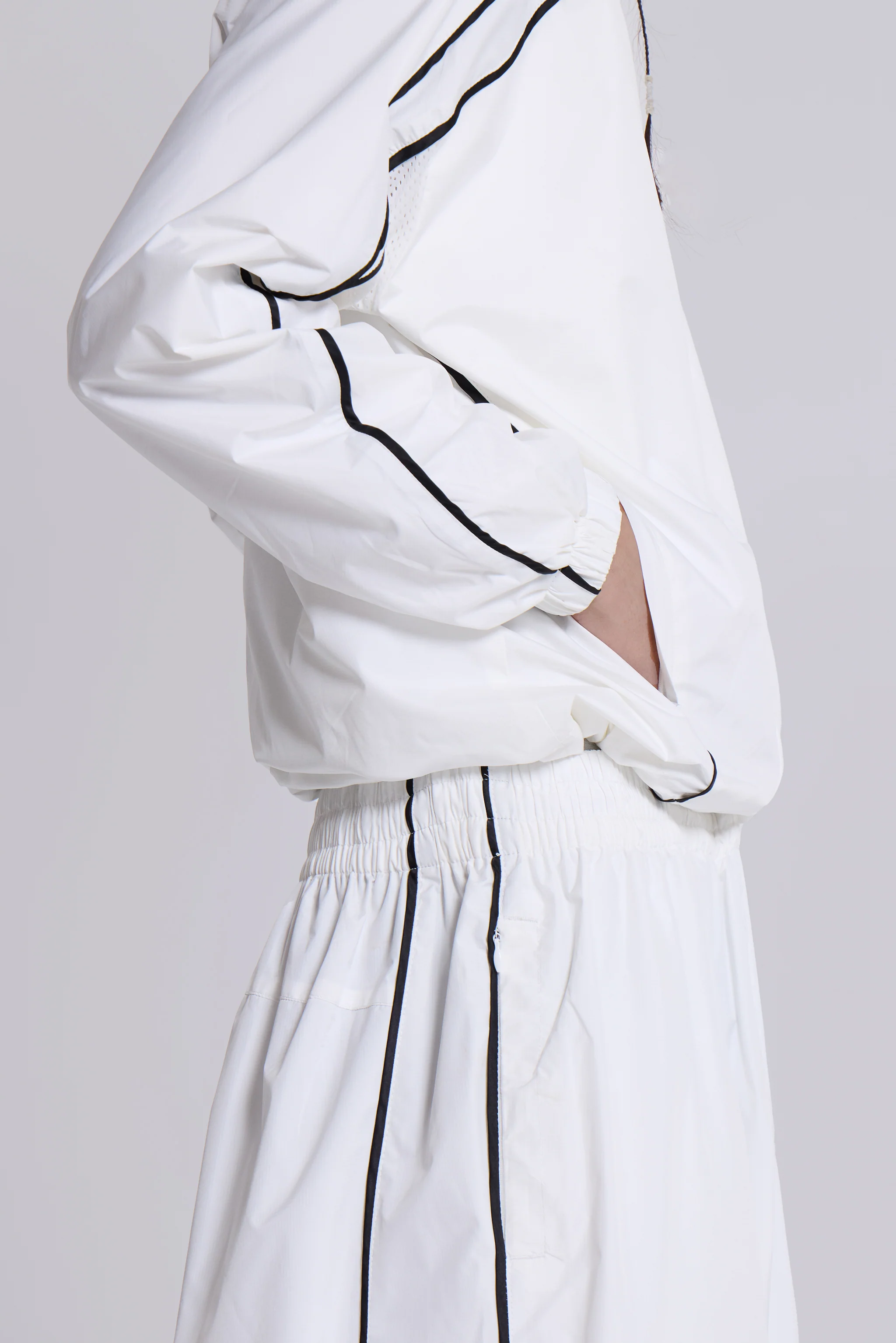 White Vapor Tracksuit Top - Image 5